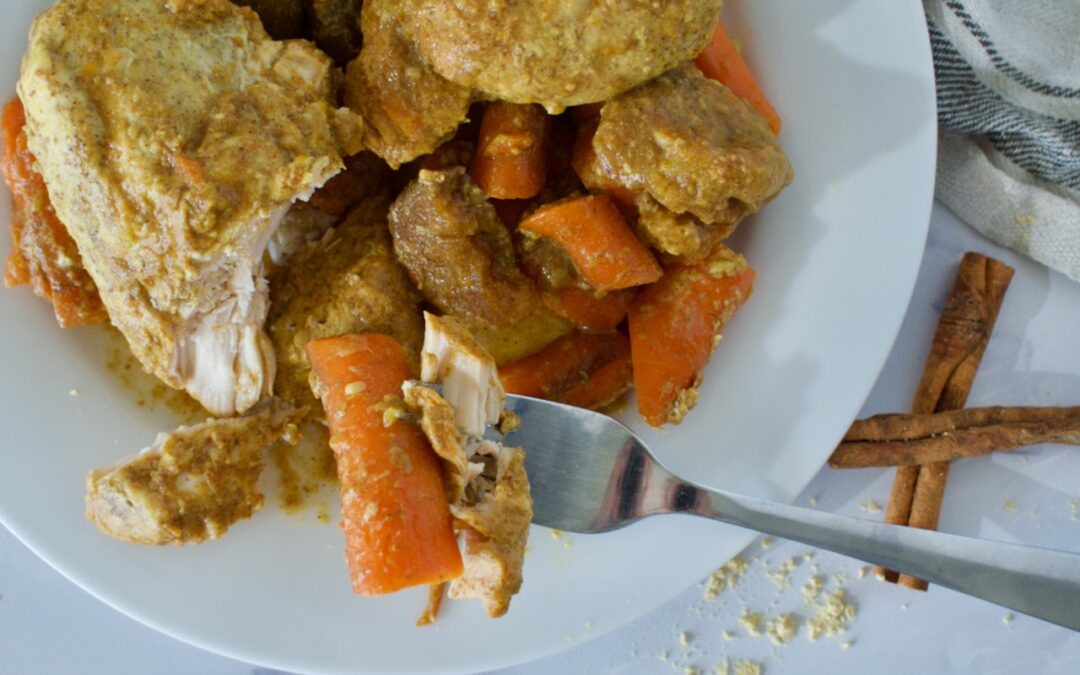 Slow Cooker Orange & Apricot Chicken with Carrots (Paleo, Gluten Free)