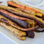 allergy friendly cinnamon and ginger roasted carrots