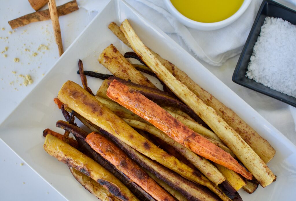 allergy free cinnamon and ginger carrots