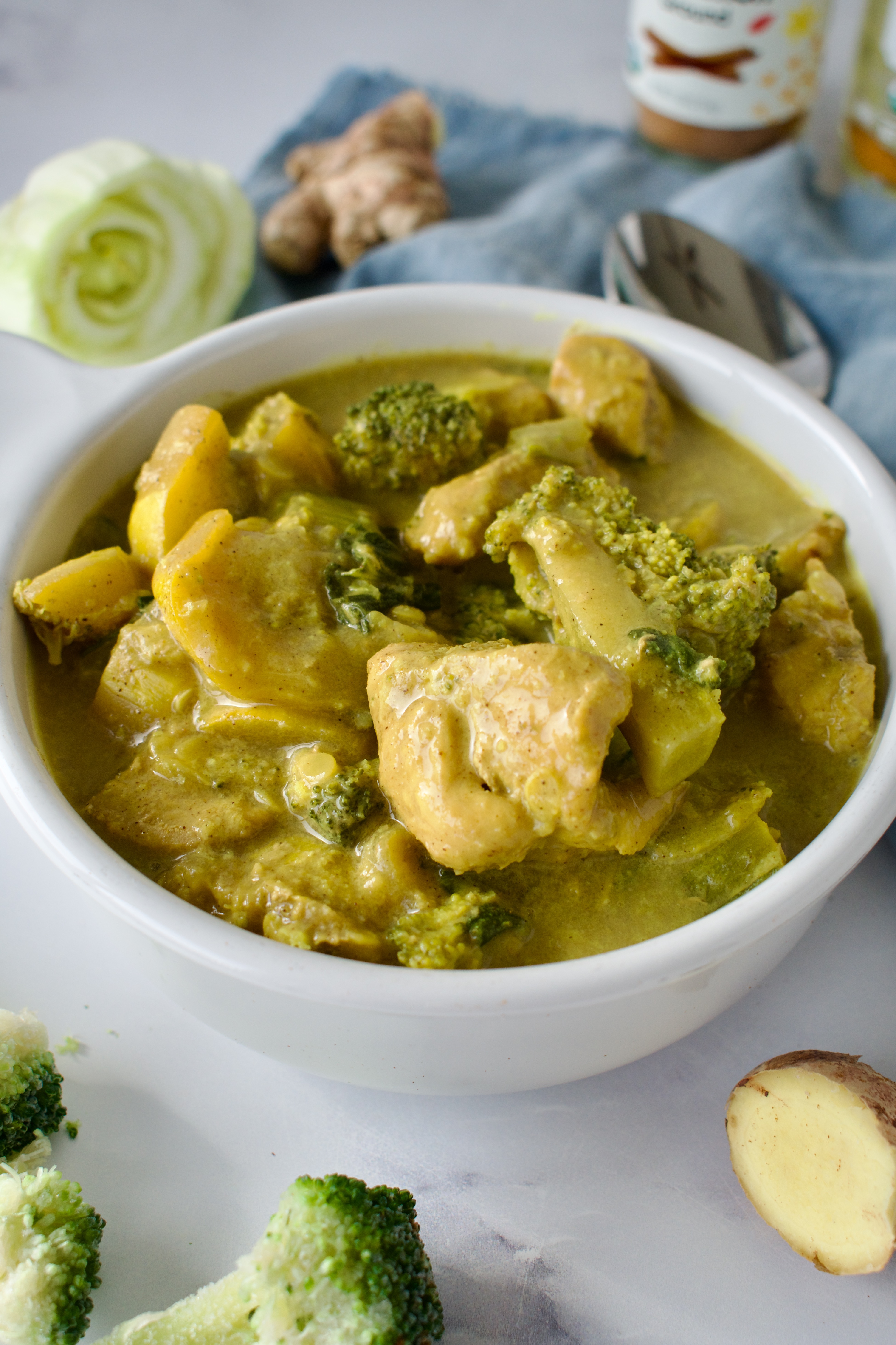 paleo chicken curry stir fry