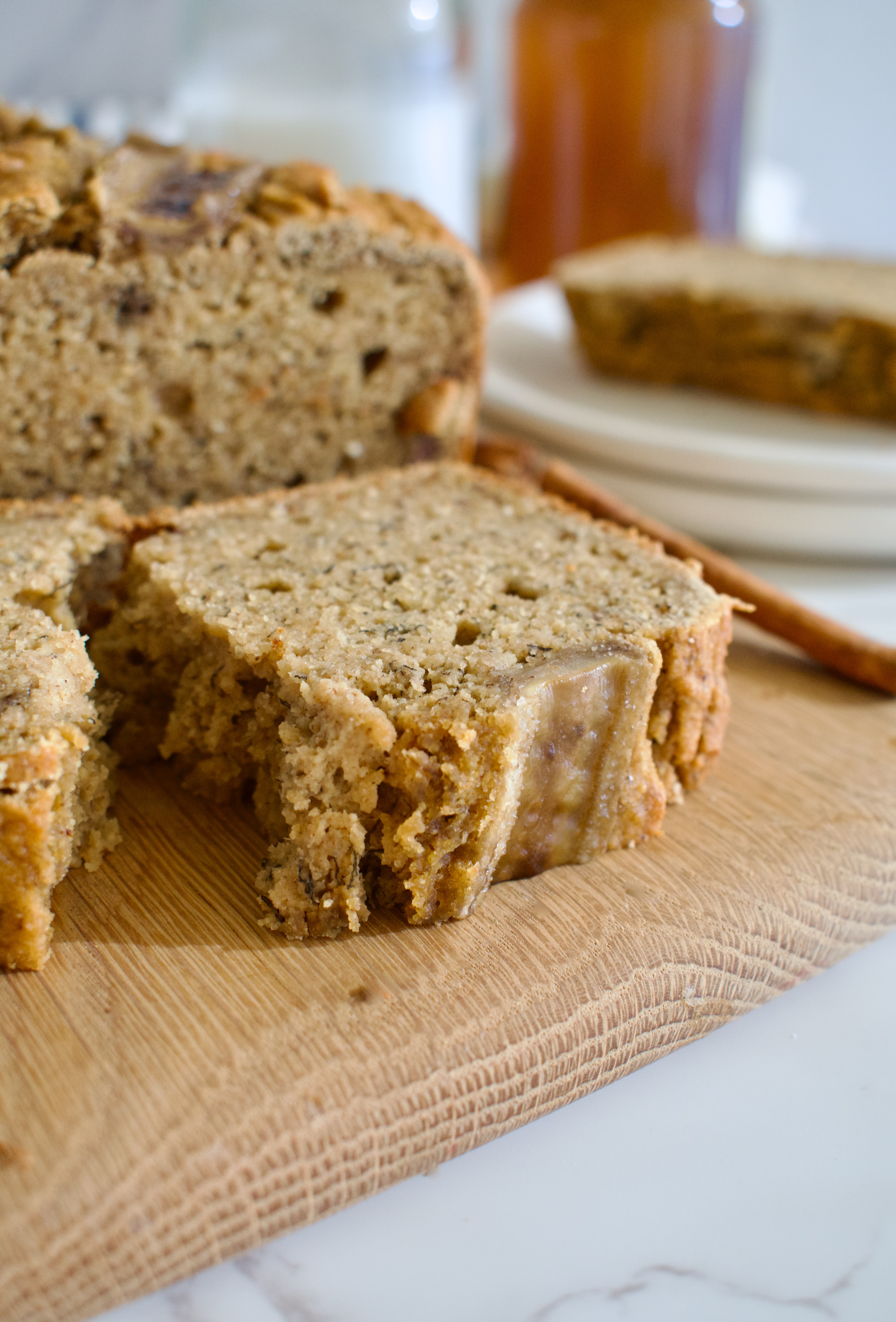 healthy gluten free and paleo banana bread