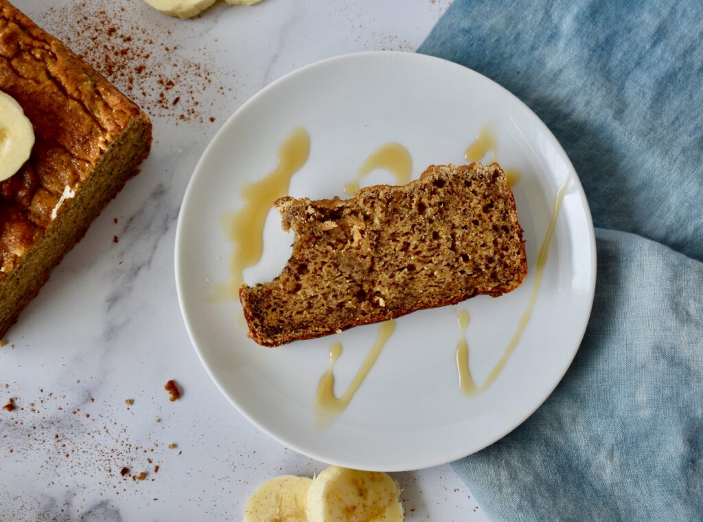 paleo, dairy free, and sugar free banana bread