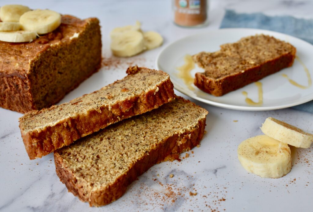 paleo and sugar free banana bread