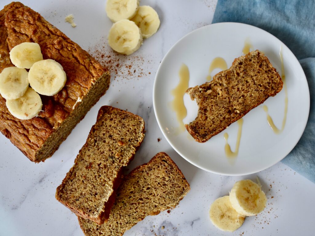 gluten free and dairy free allergy friendly banana bread