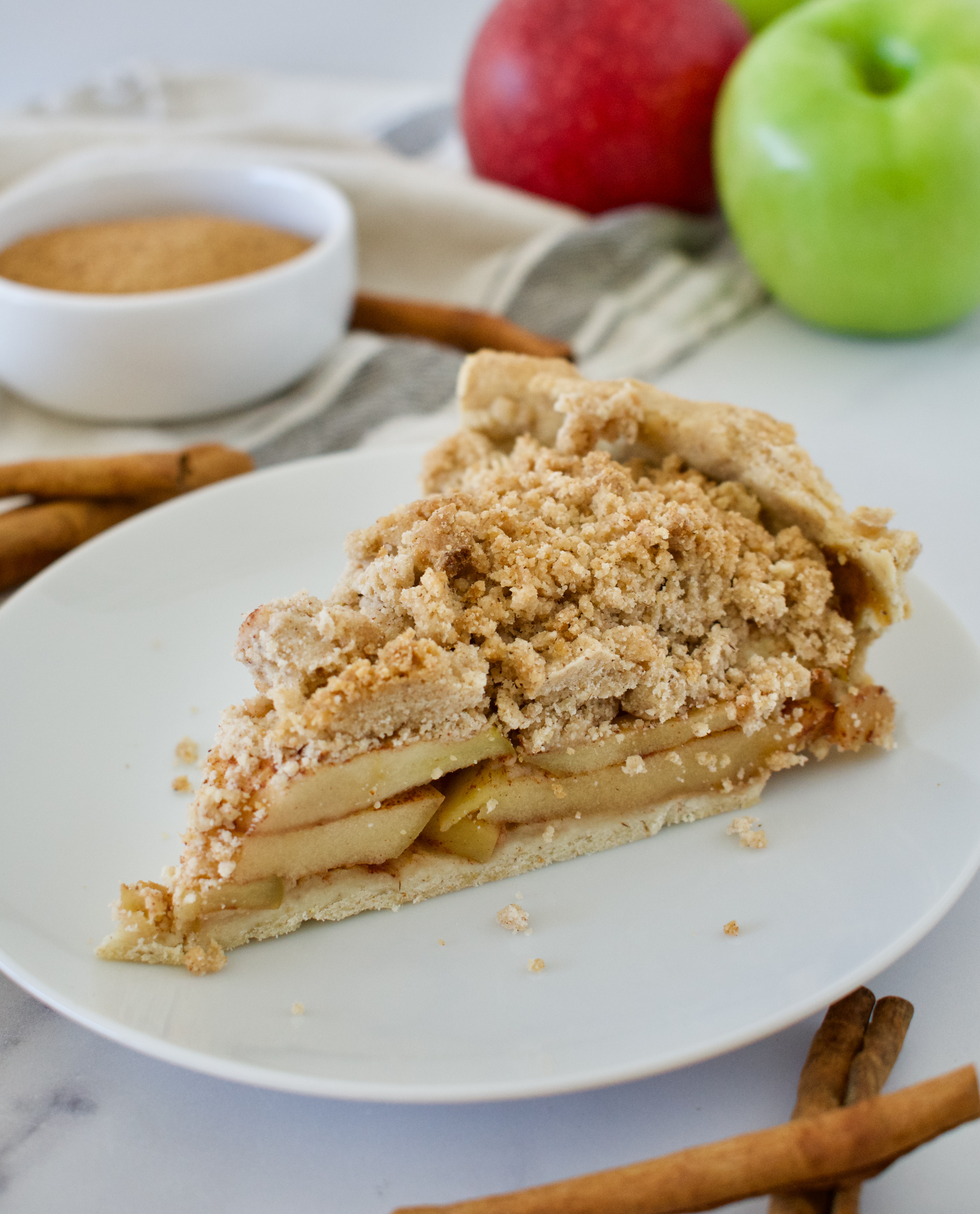 paleo apple crumble pie