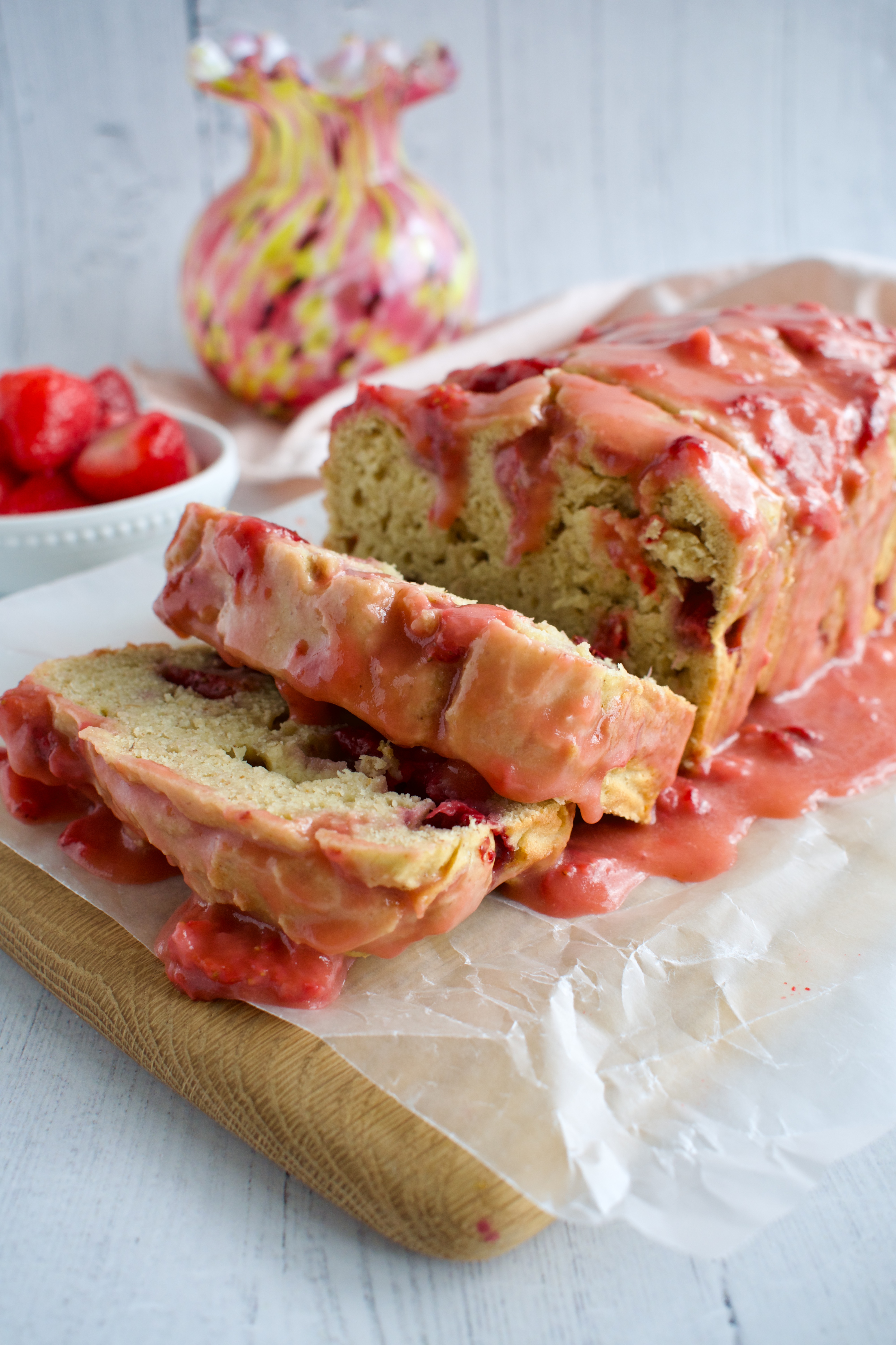 gluten free and dairy free strawberry bread