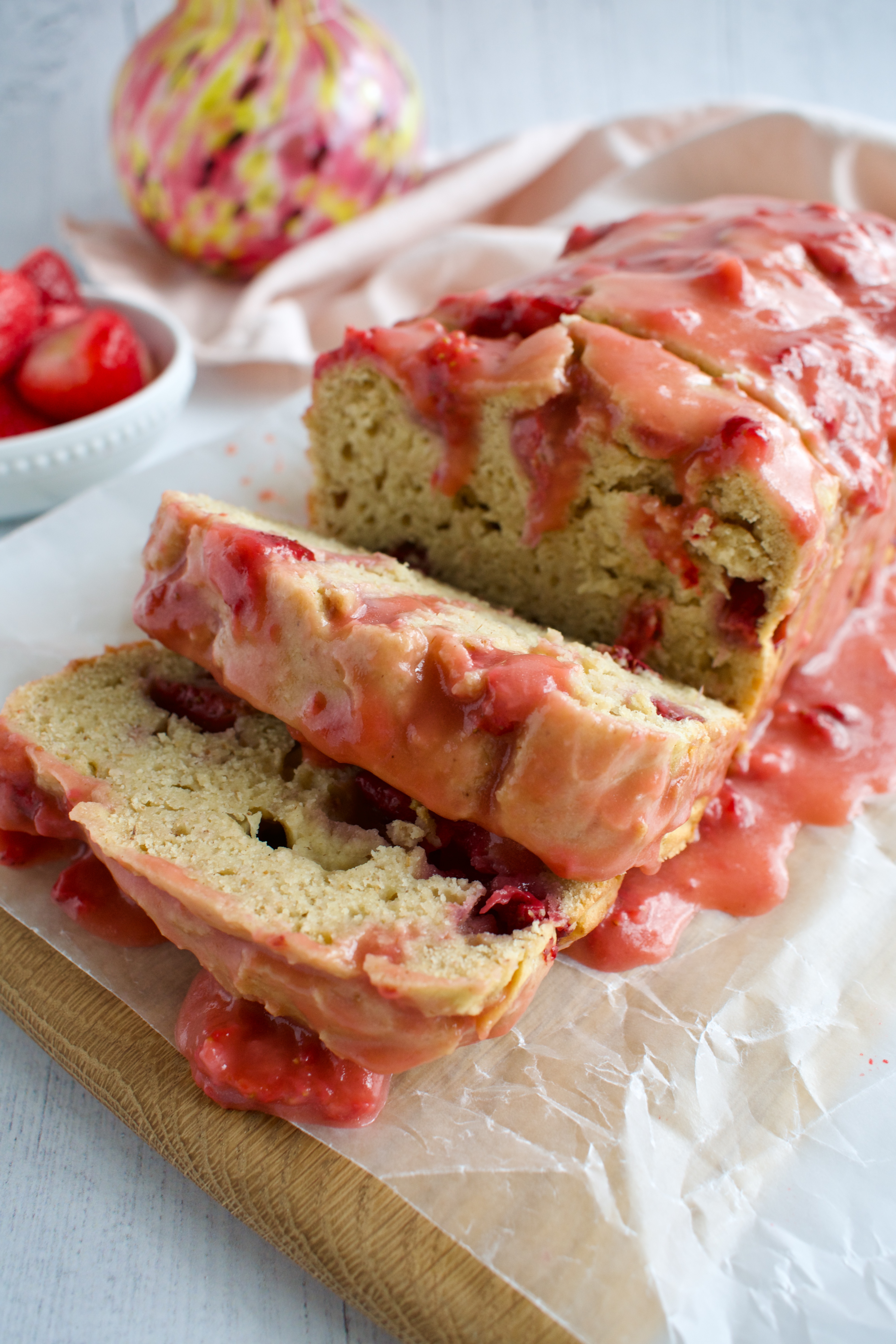 gluten free and dairy free strawberry bread