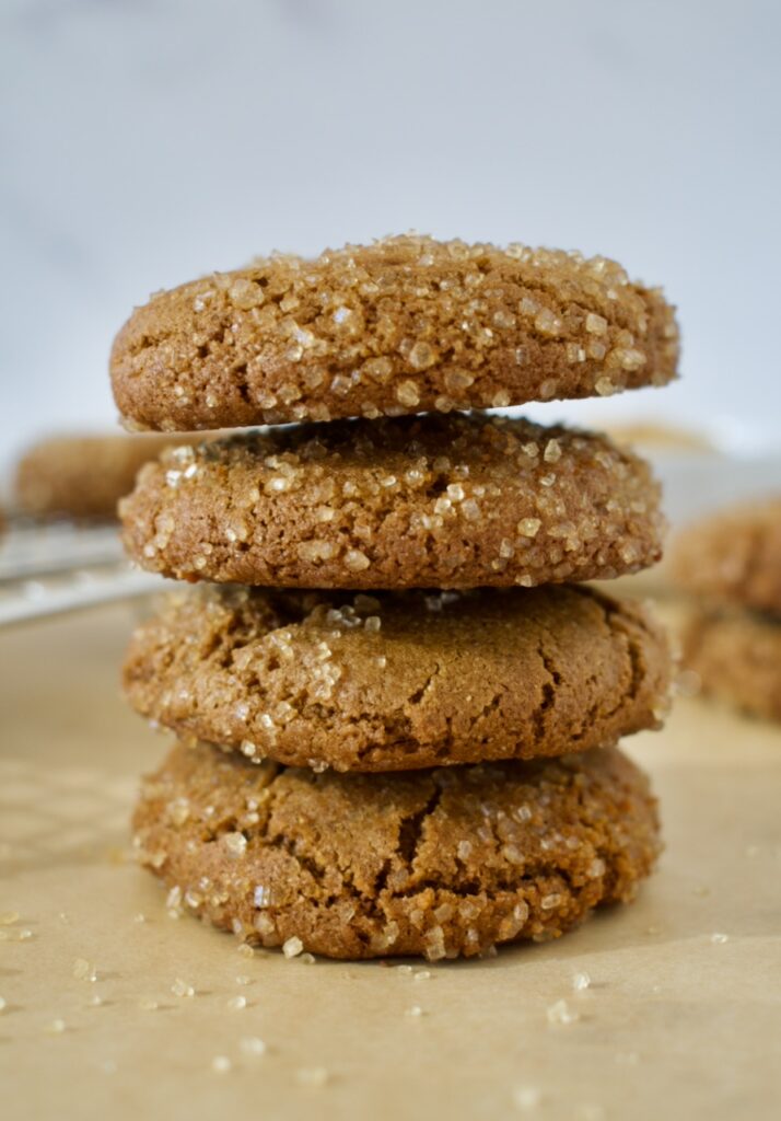 gluten free and dairy free gingersnaps