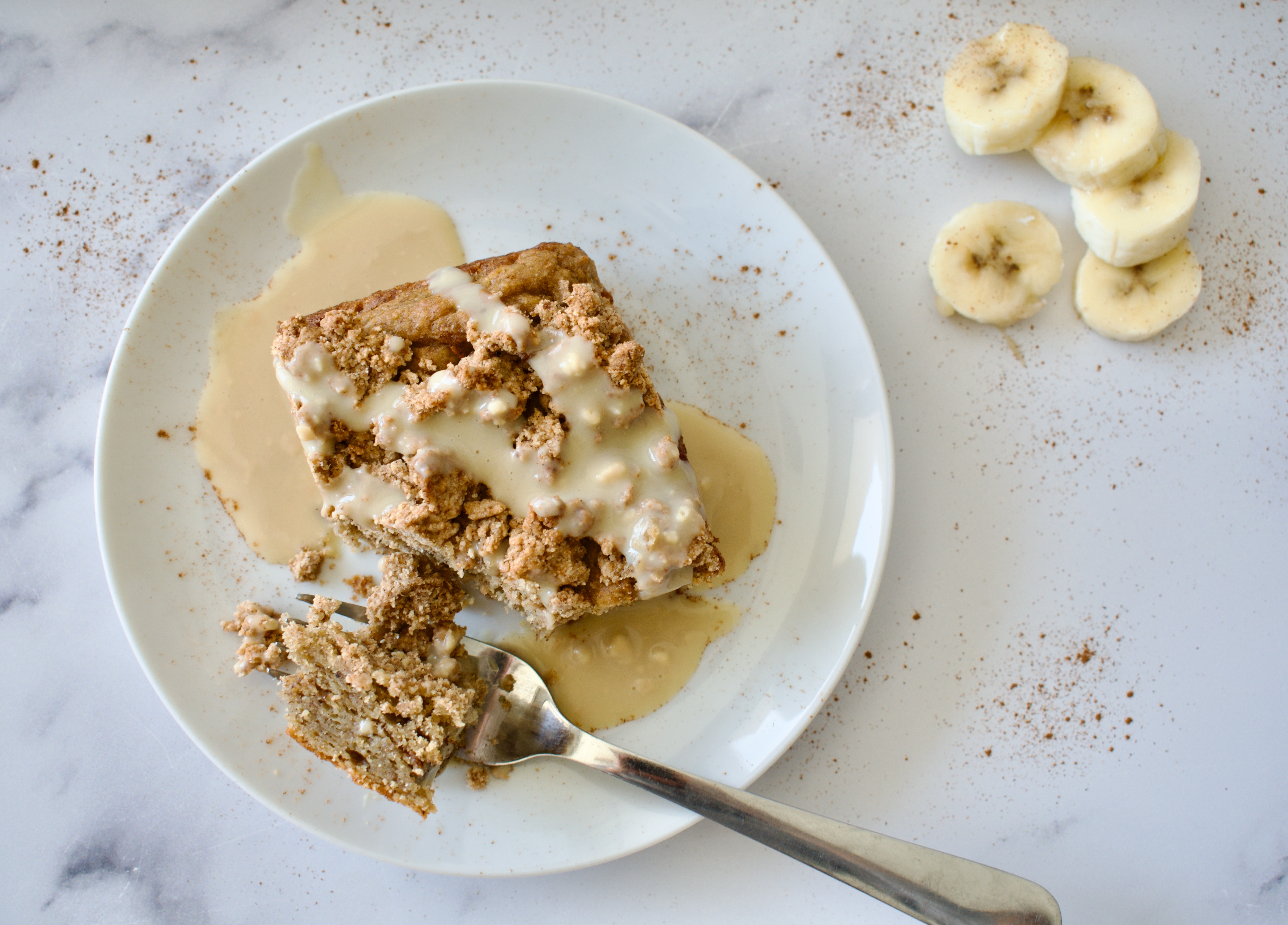 paleo banana bread coffee cake