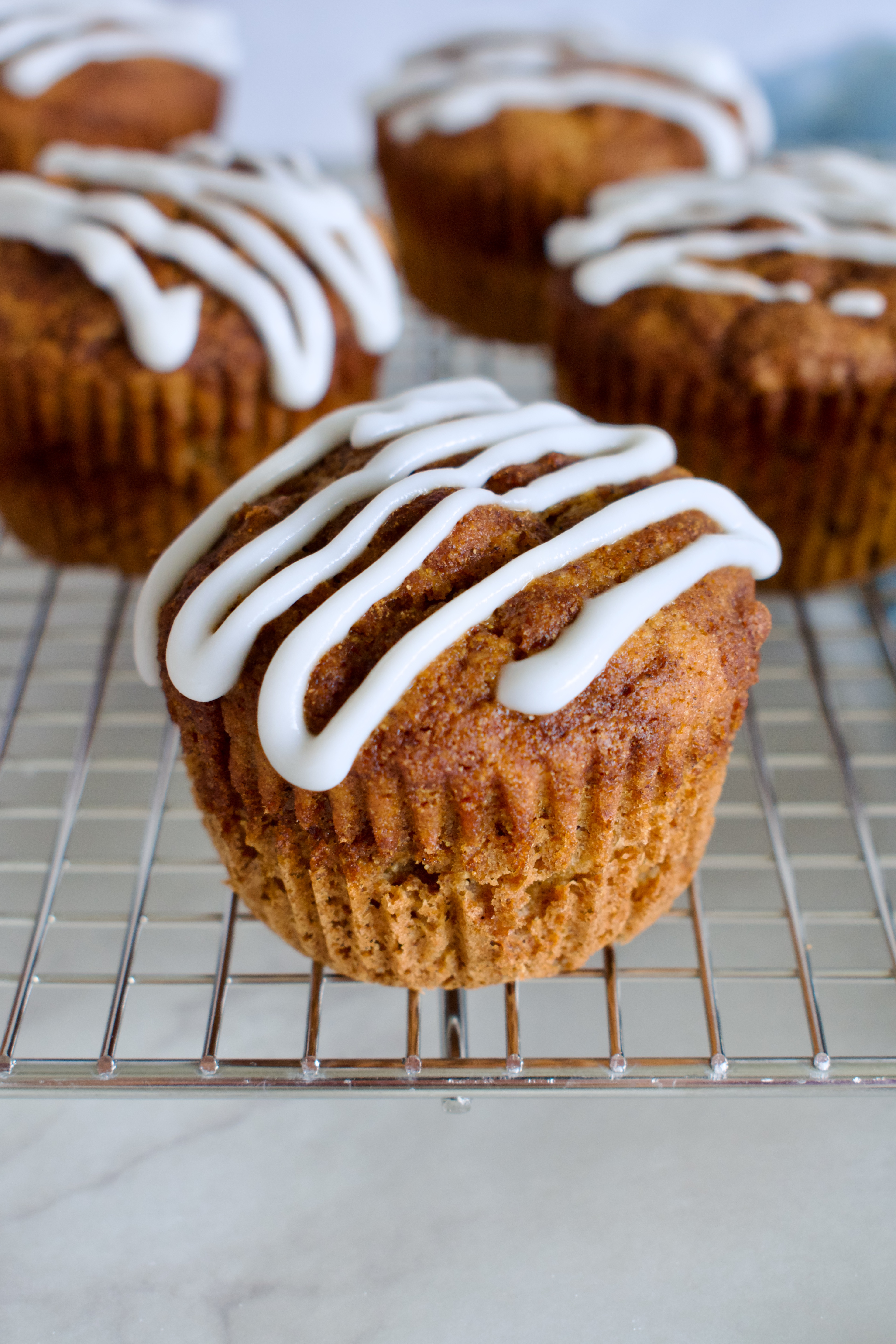 paleo cinnamon roll muffins