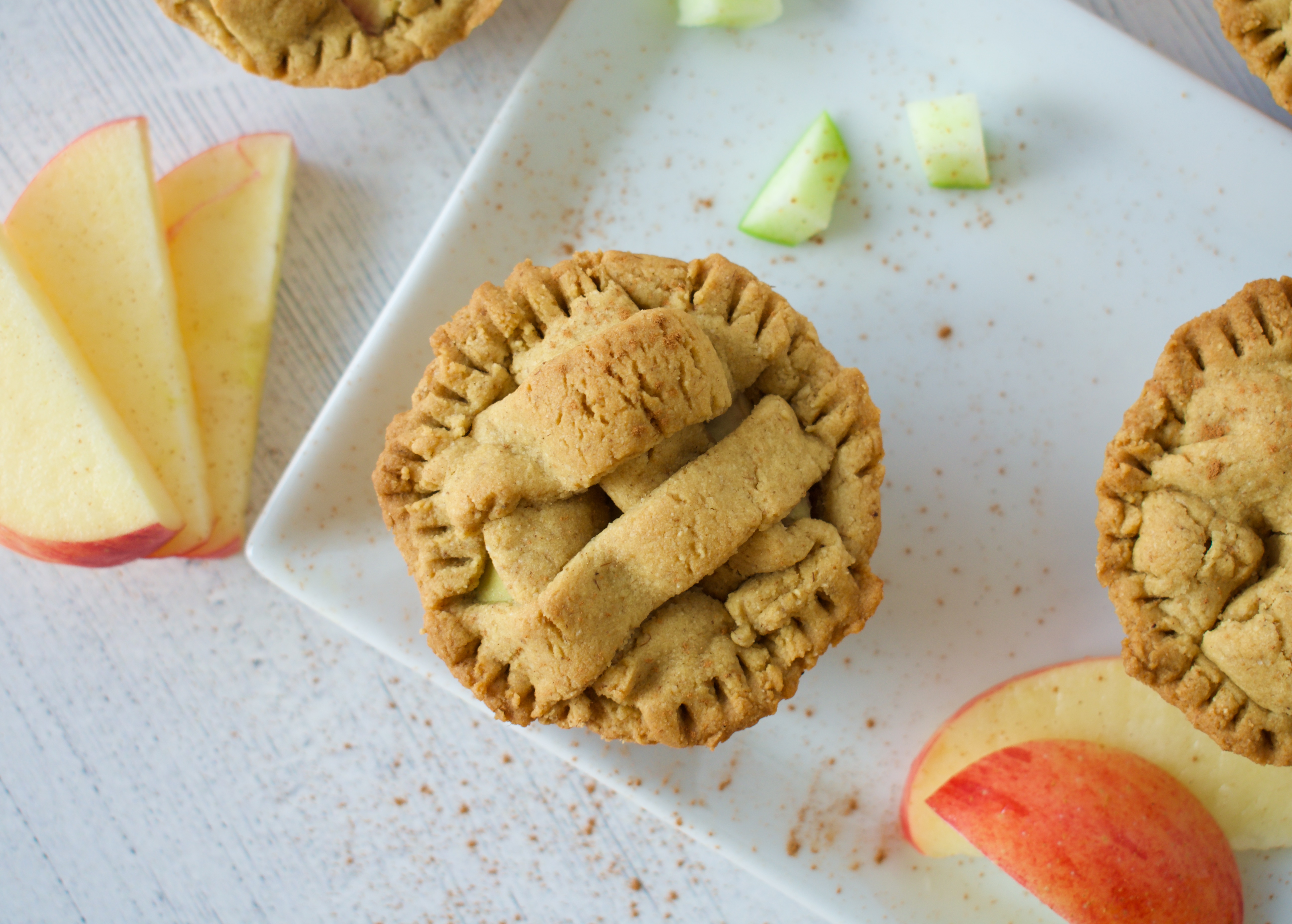 gluten free and dairy free mini apple pies