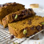 gluten free and dairy free allergy friendly chocolate chip pumpkin bread