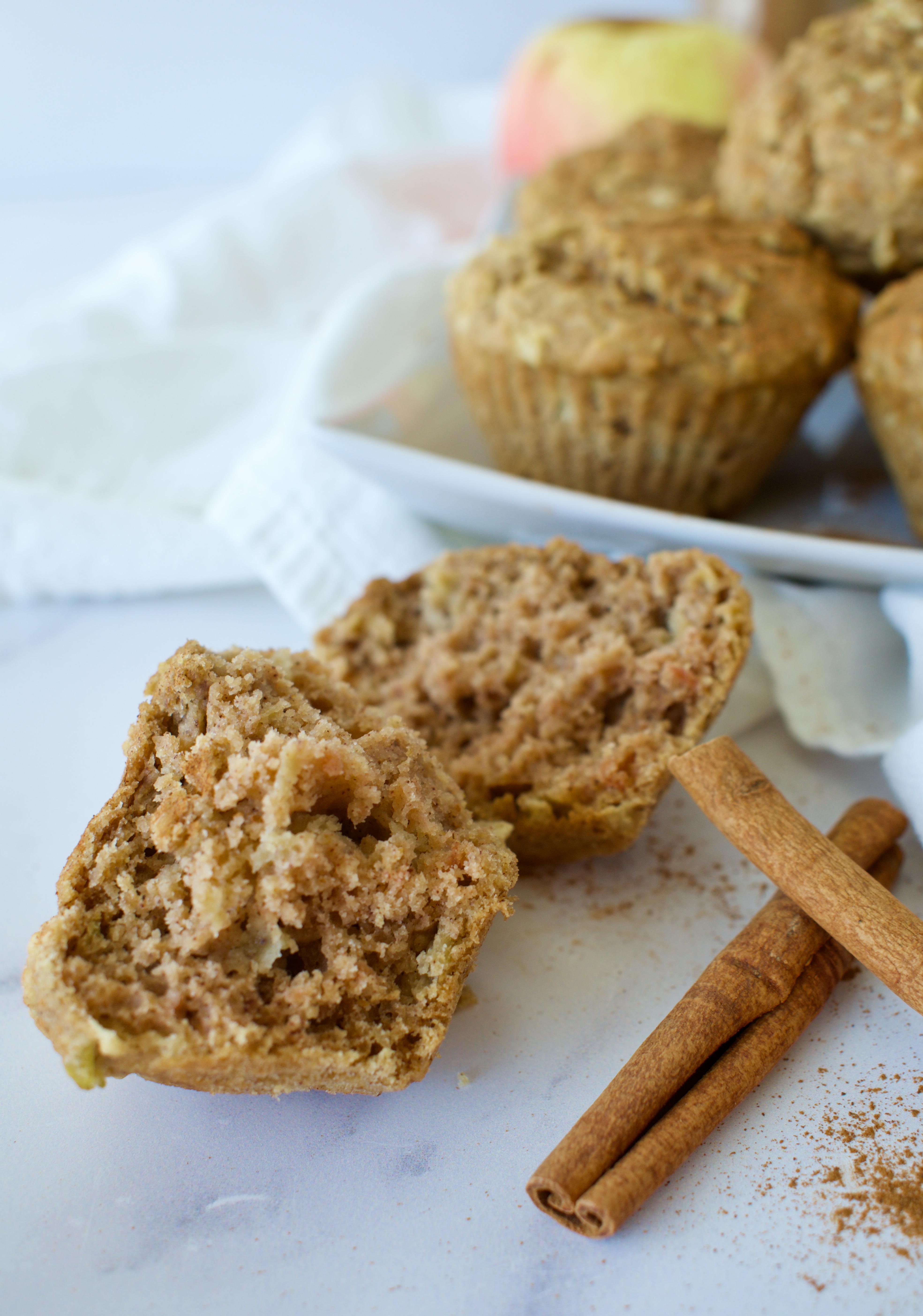 gluten free and dairy free cinnamon apple muffins