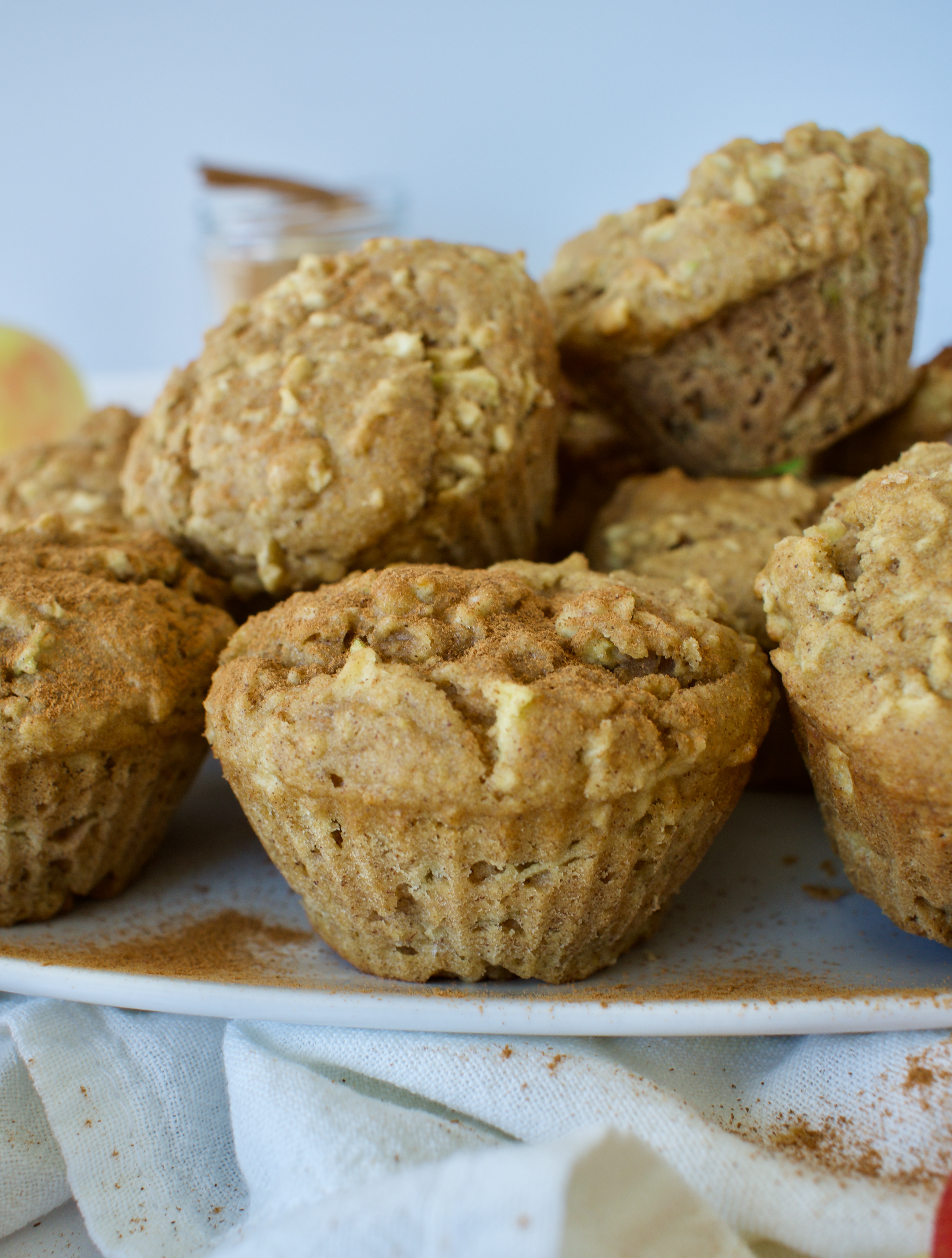 gluten free cinnamon apple muffins