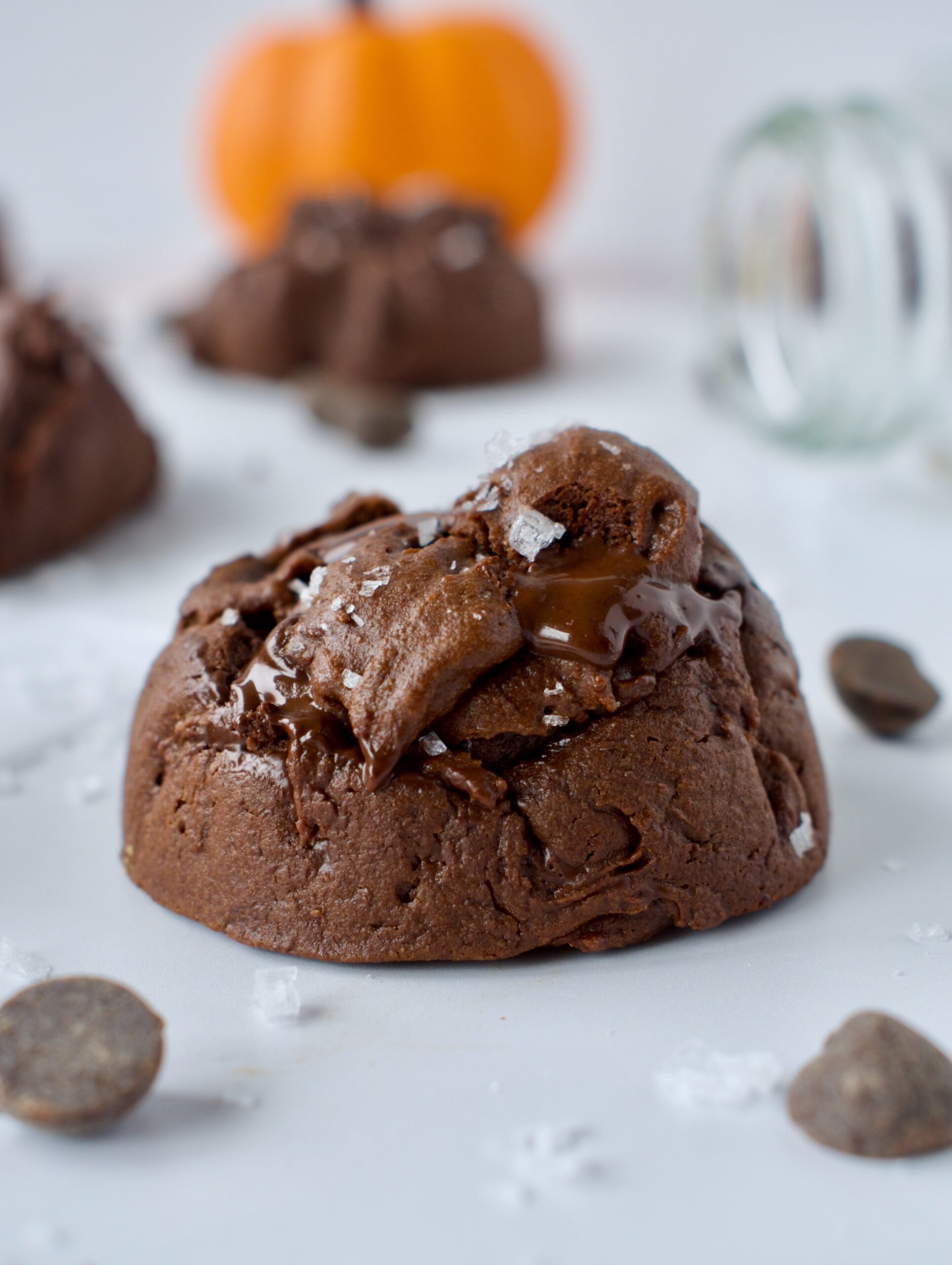 gluten free pumpkin brownie cookies