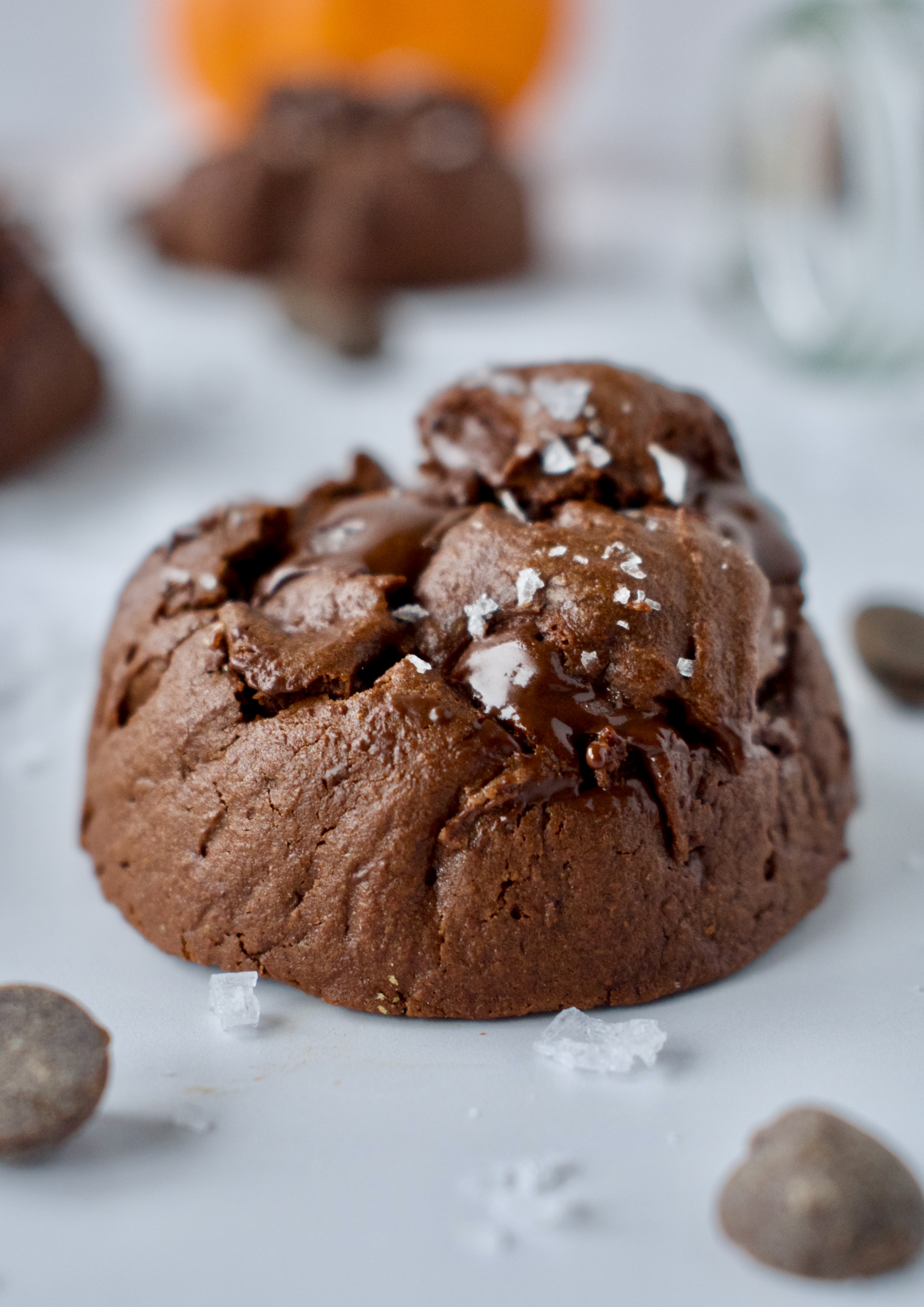 gluten and dairy free pumpkin brownie cookies