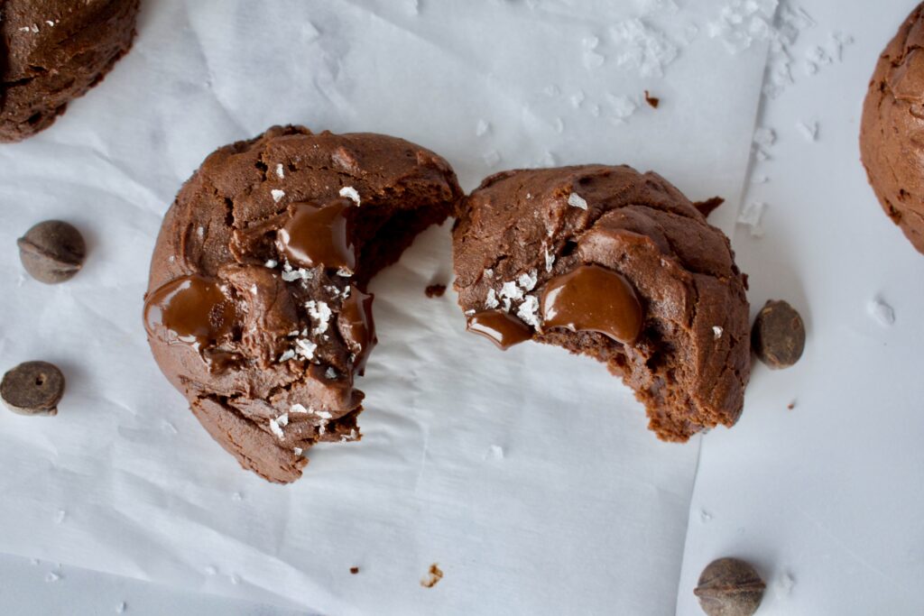 gluten free and dairy free allergy friendly pumpkin brownie cookies