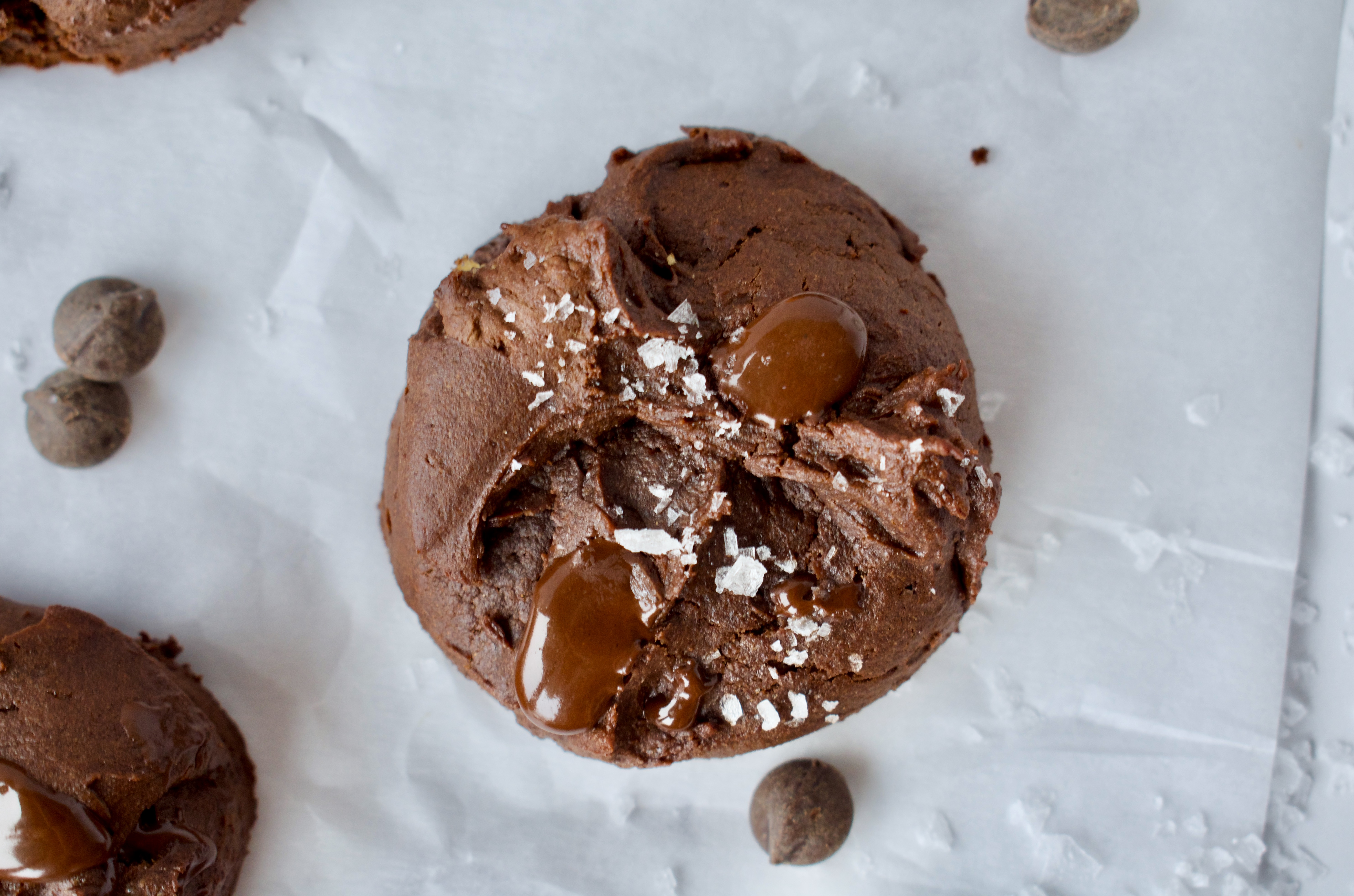 gluten free and dairy free allergy friendly pumpkin brownie cookies