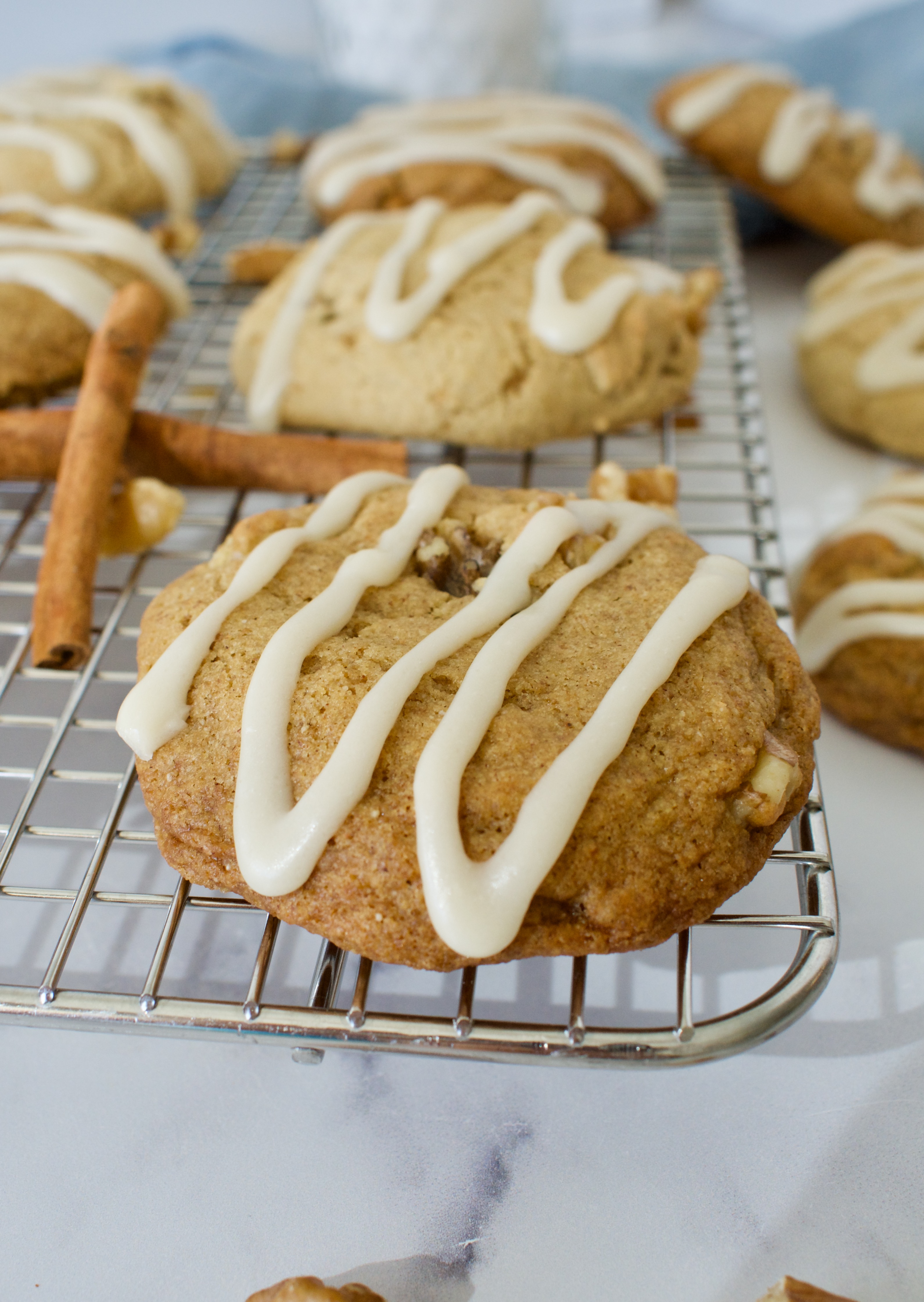 gluten free and dairy free healthier maple walnut cookies