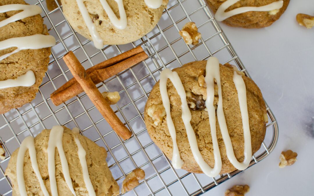 gluten free and dairy free maple walnut cookies