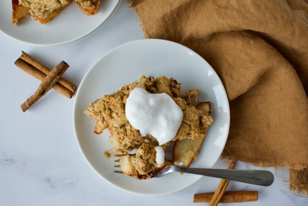 gluten free and vegan fruit cobbler