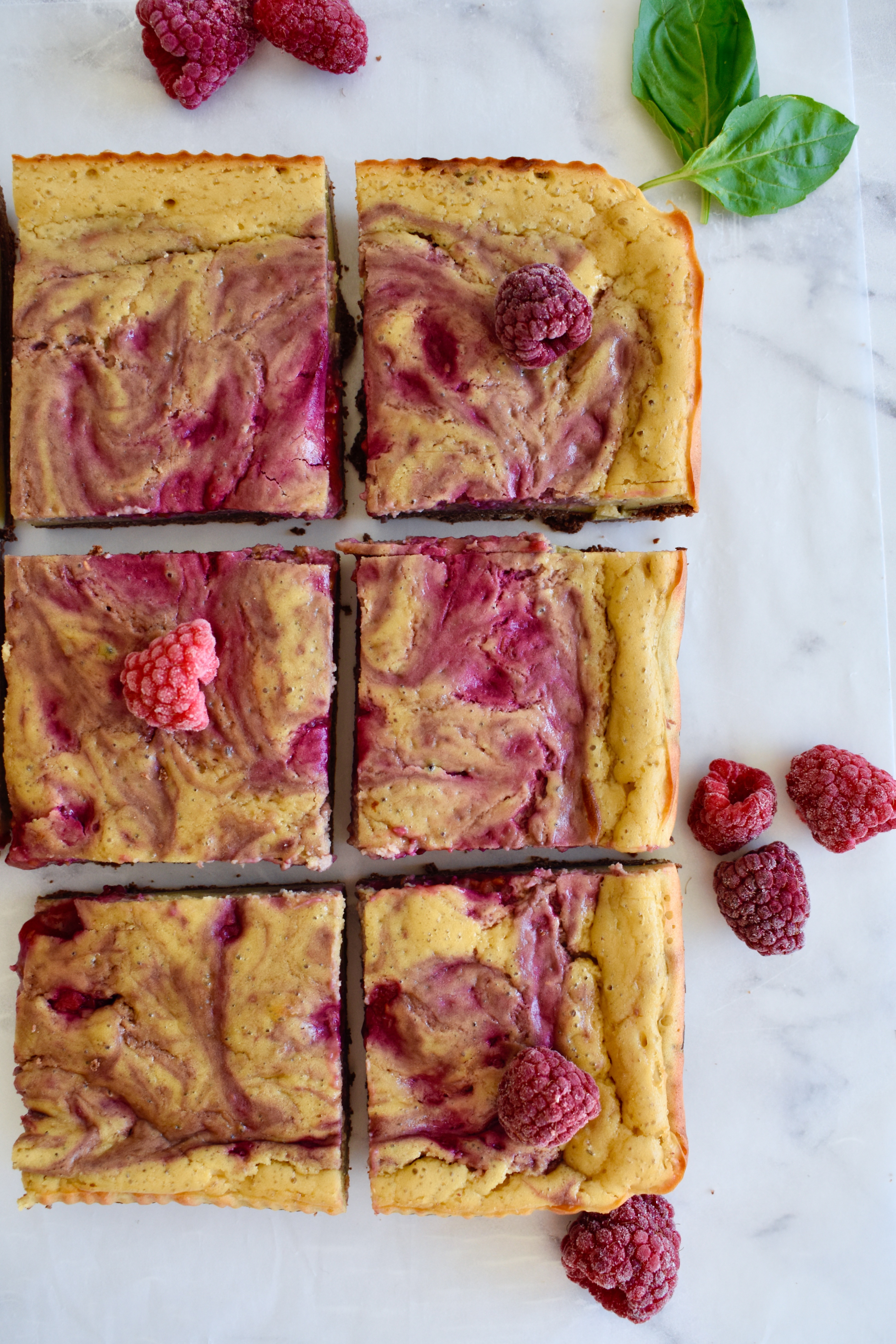 healthy dairy free raspberry cheesecake bars