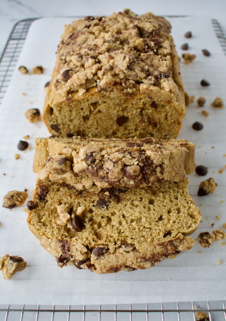 gluten free and dairy free cookie dough bread