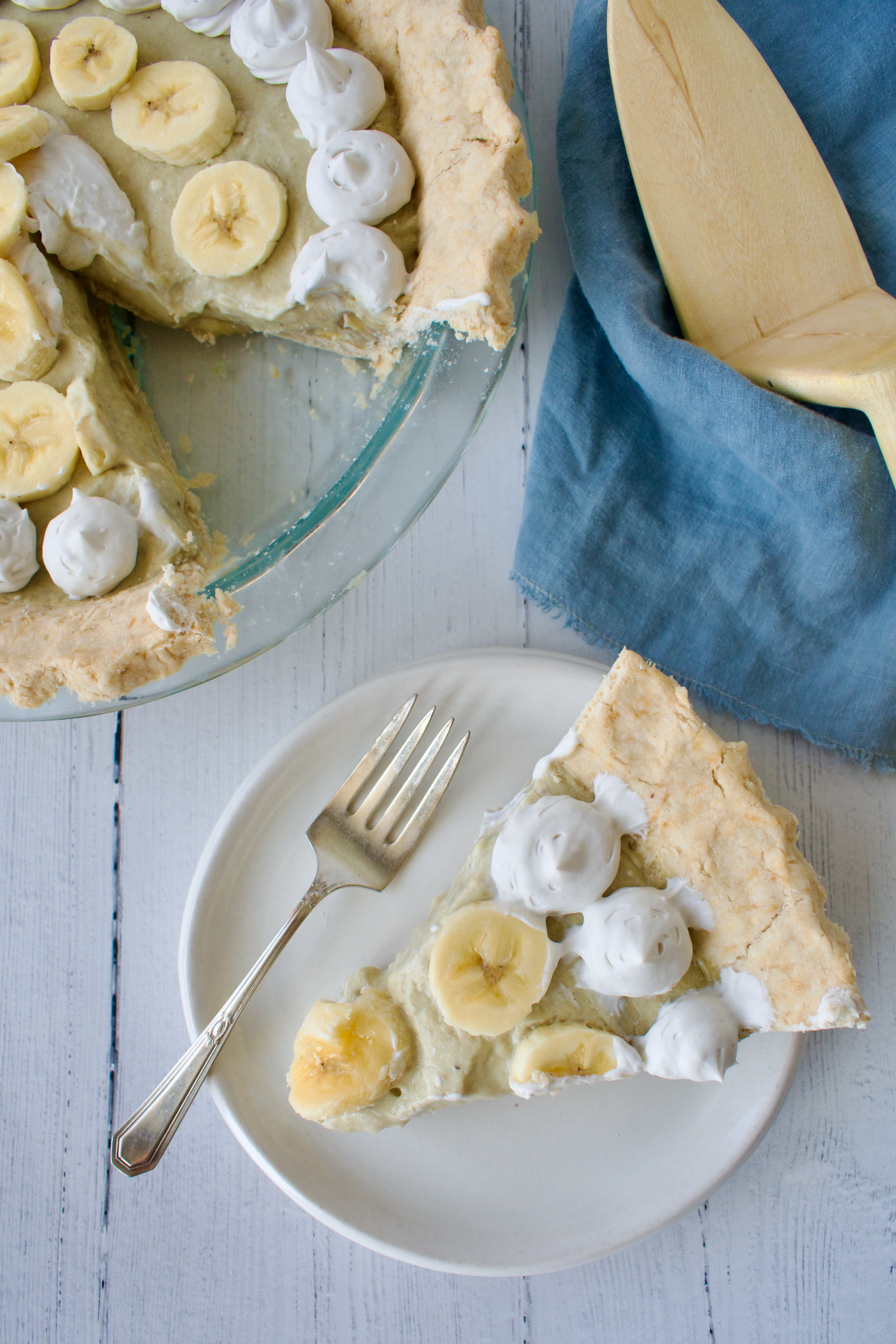 dairy free banana cream pie