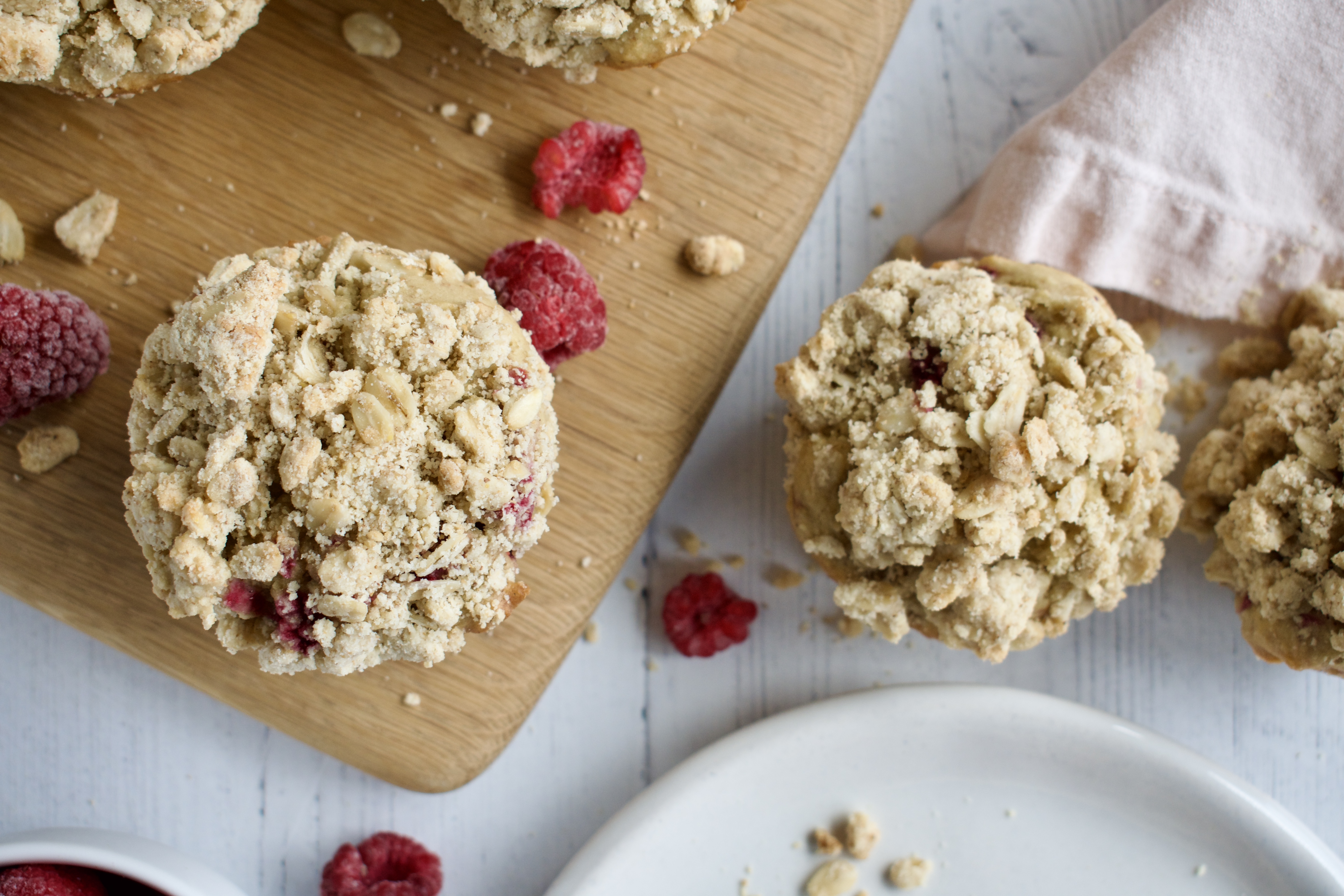 gluten free raspberry muffins