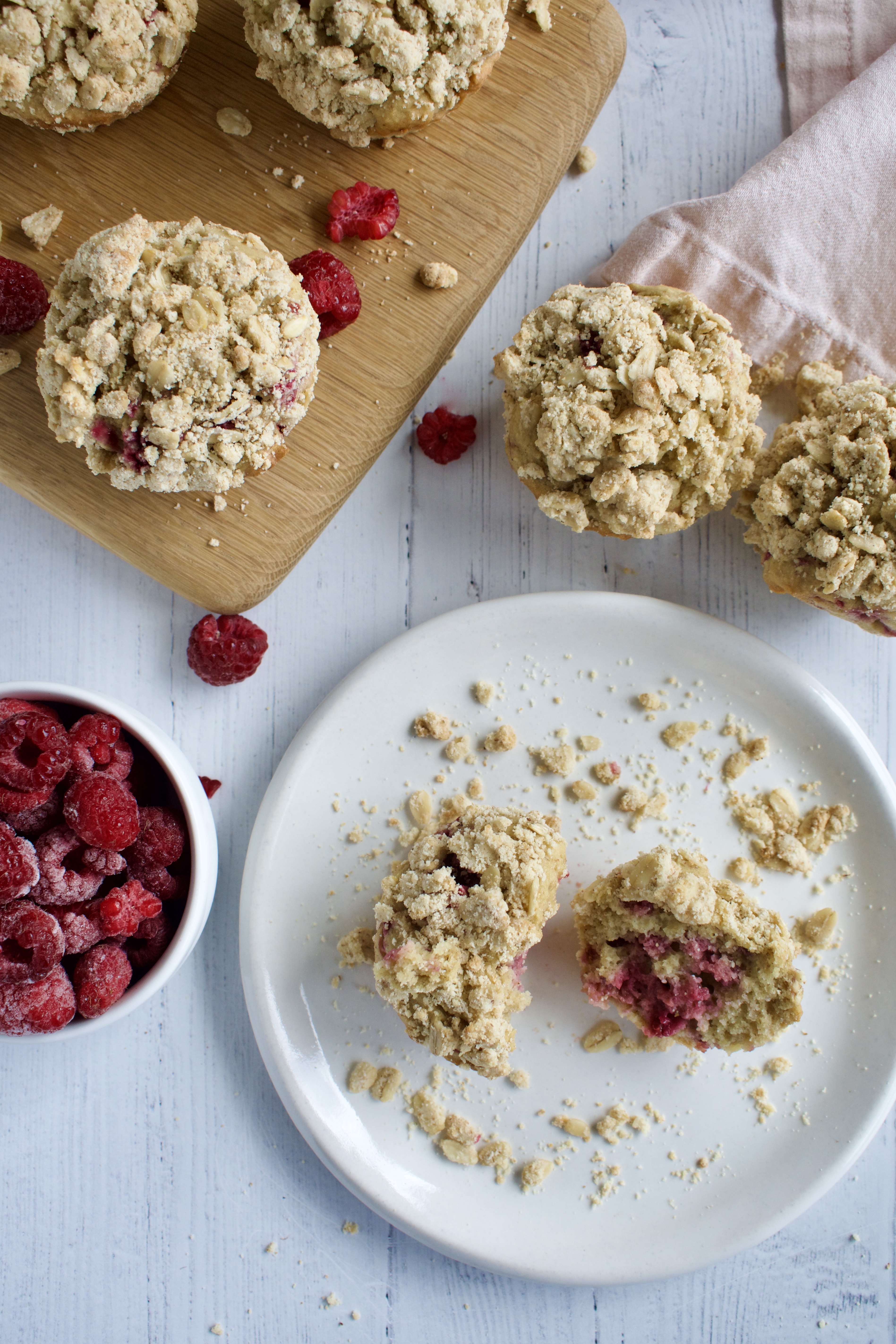 gluten free raspberry muffins