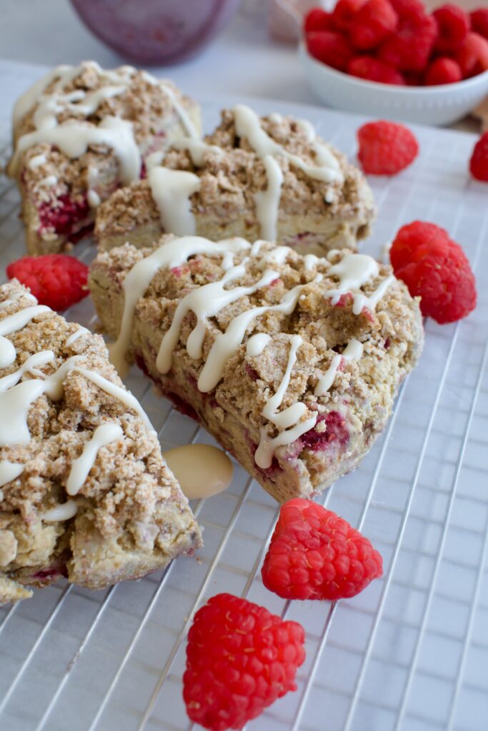 gluten free raspberry scones