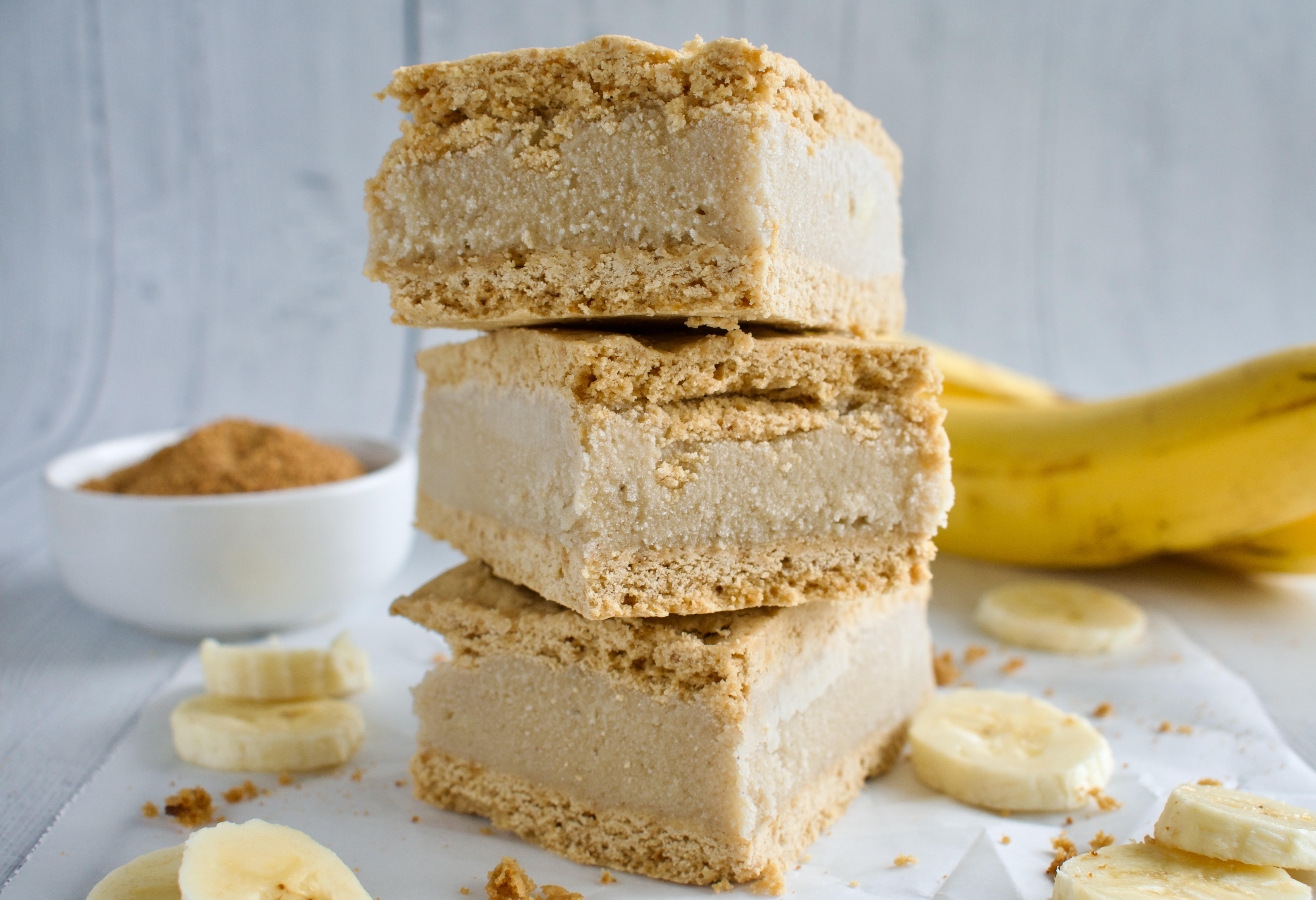 gluten free and dairy free banana pudding ice cream sandwiches