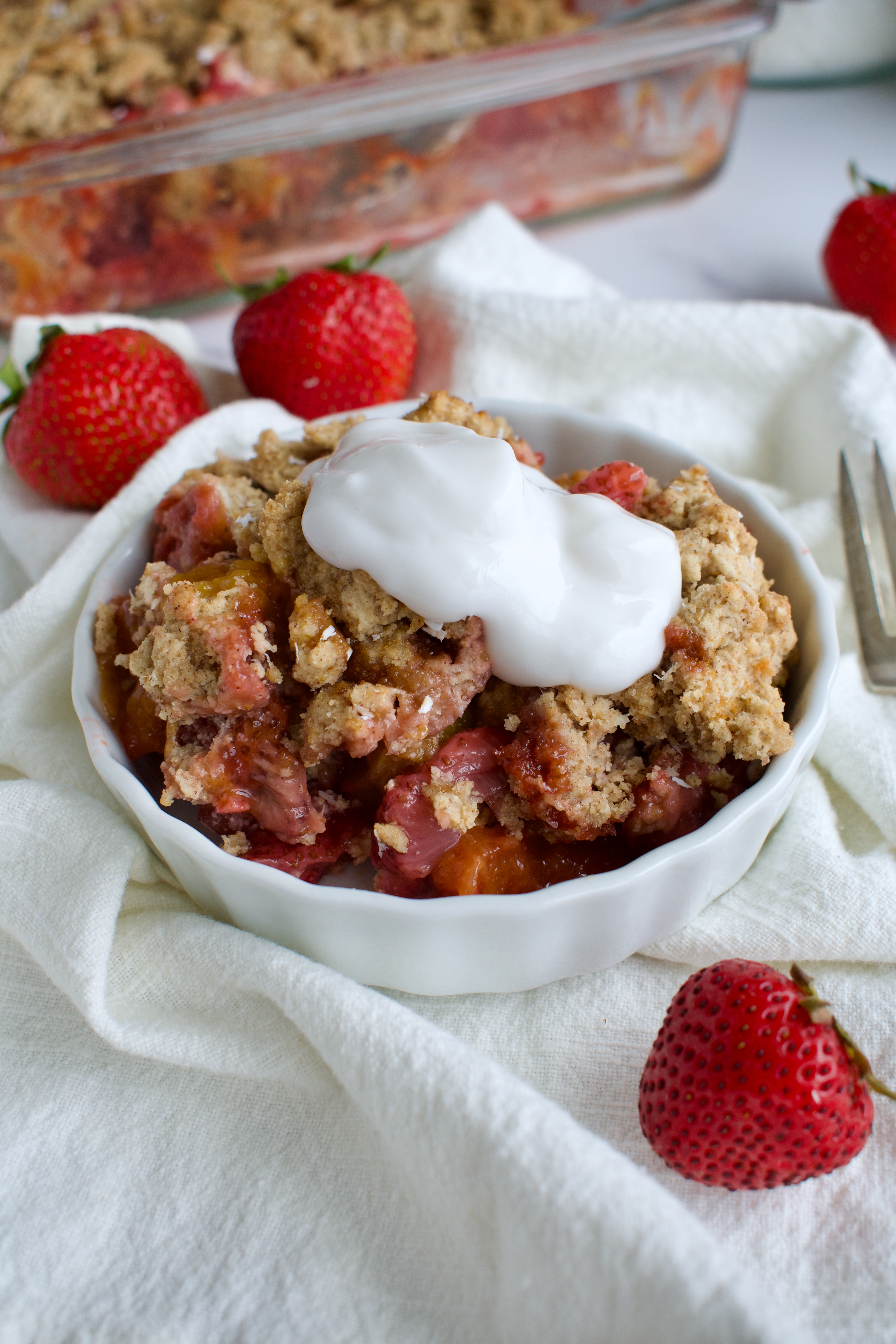 paleo fruit crumble