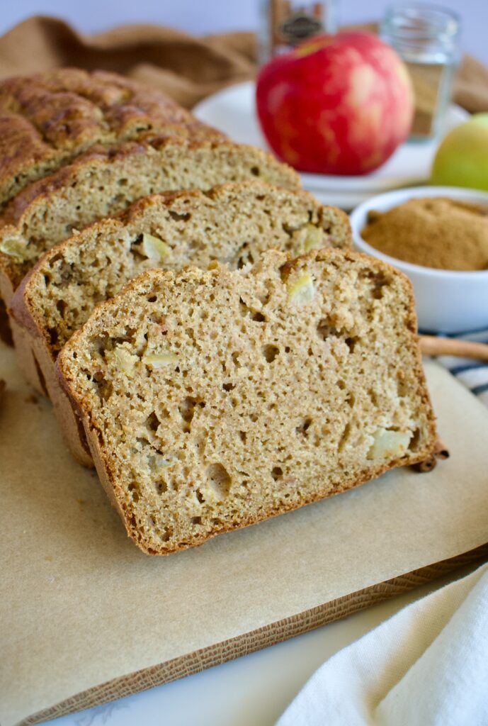 gluten free apple cinnamon bread