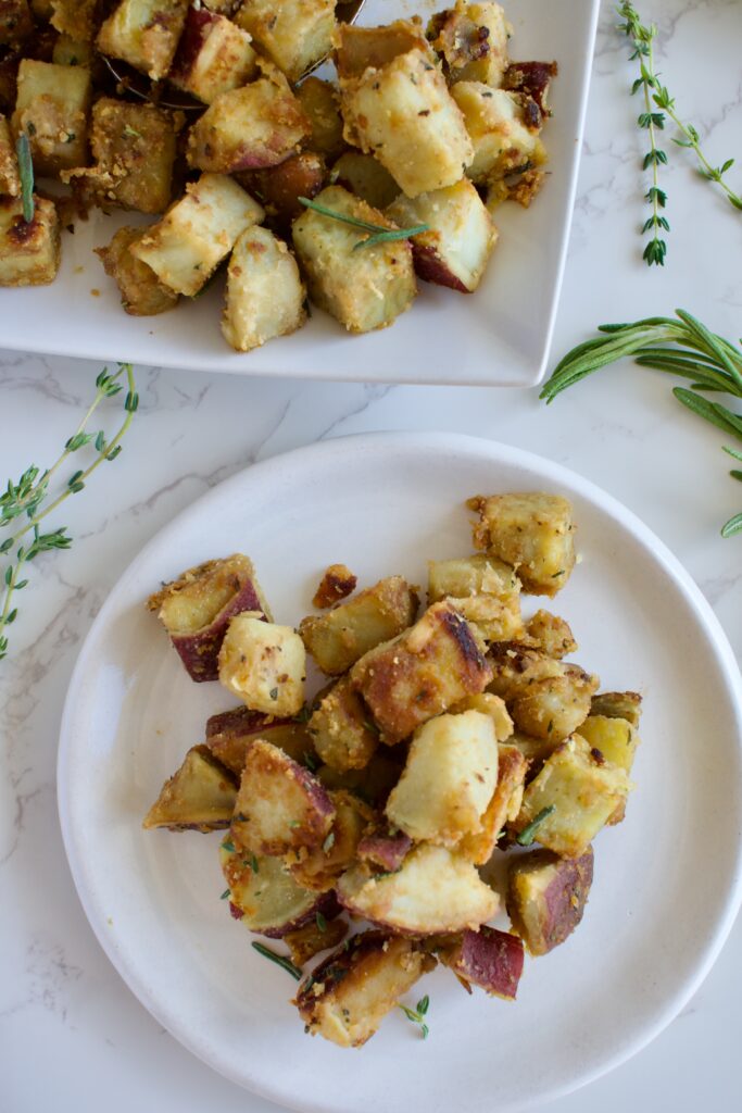 skillet japanese sweet potatoes