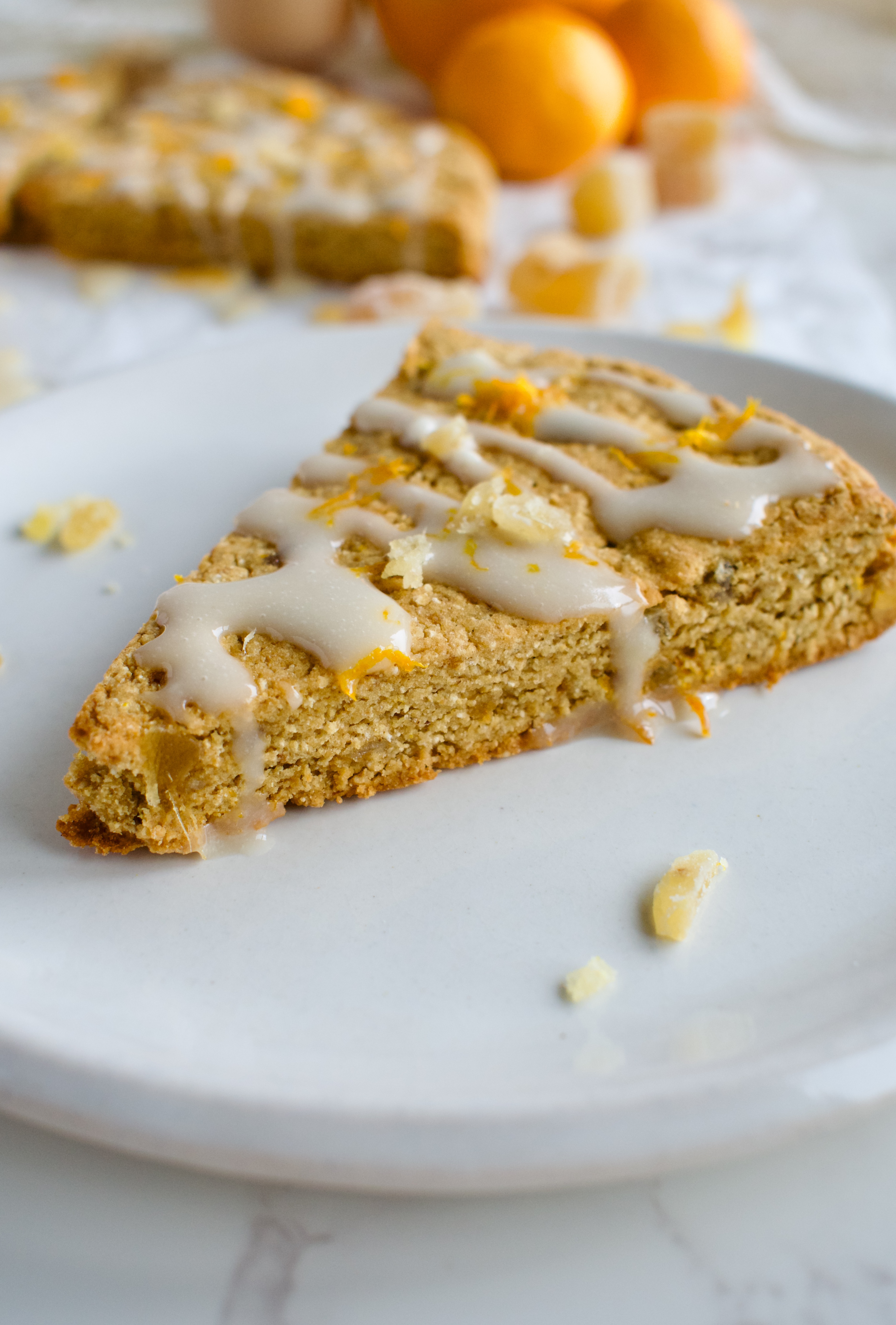 grain free orange ginger scones