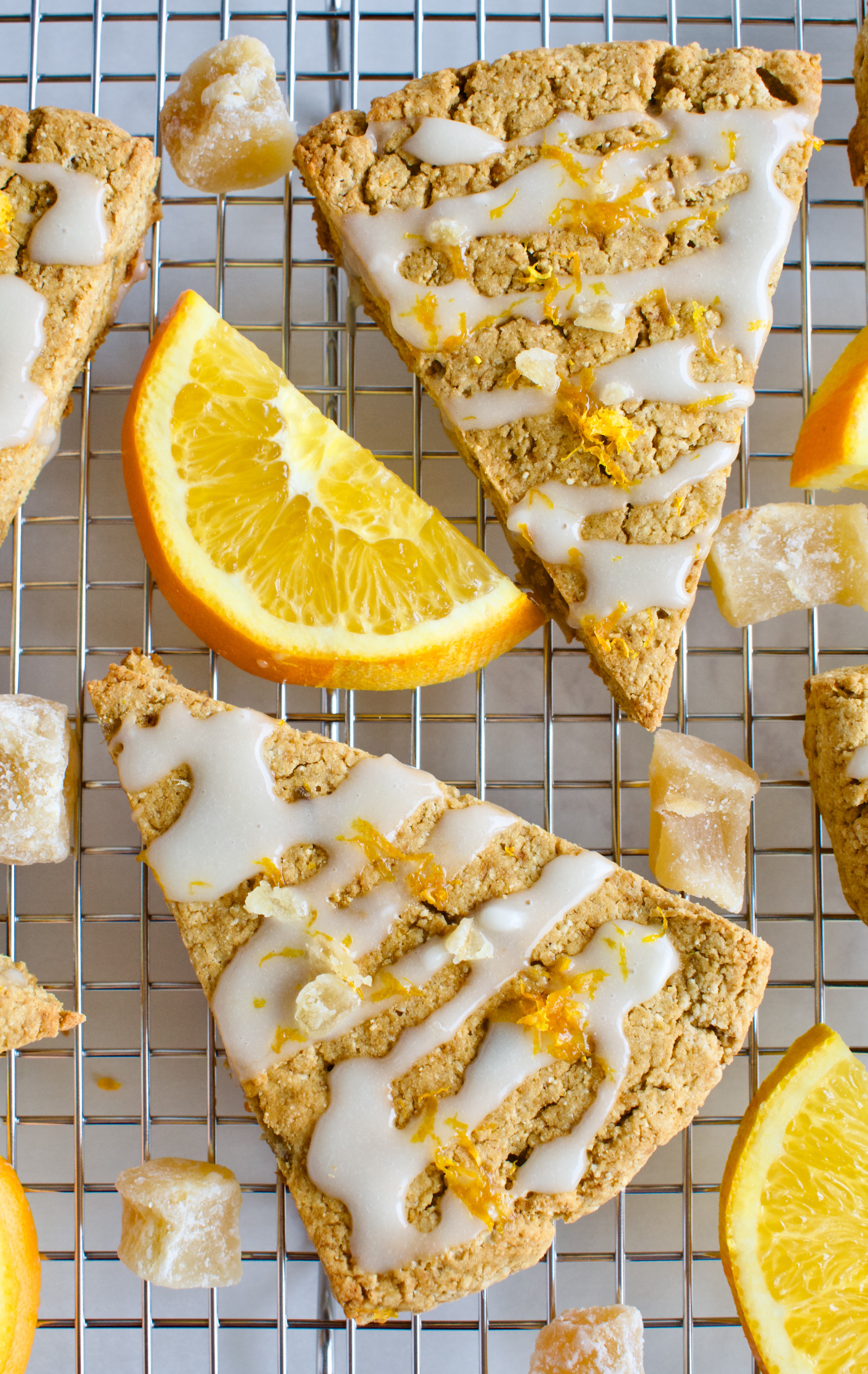 gluten free orange ginger scones