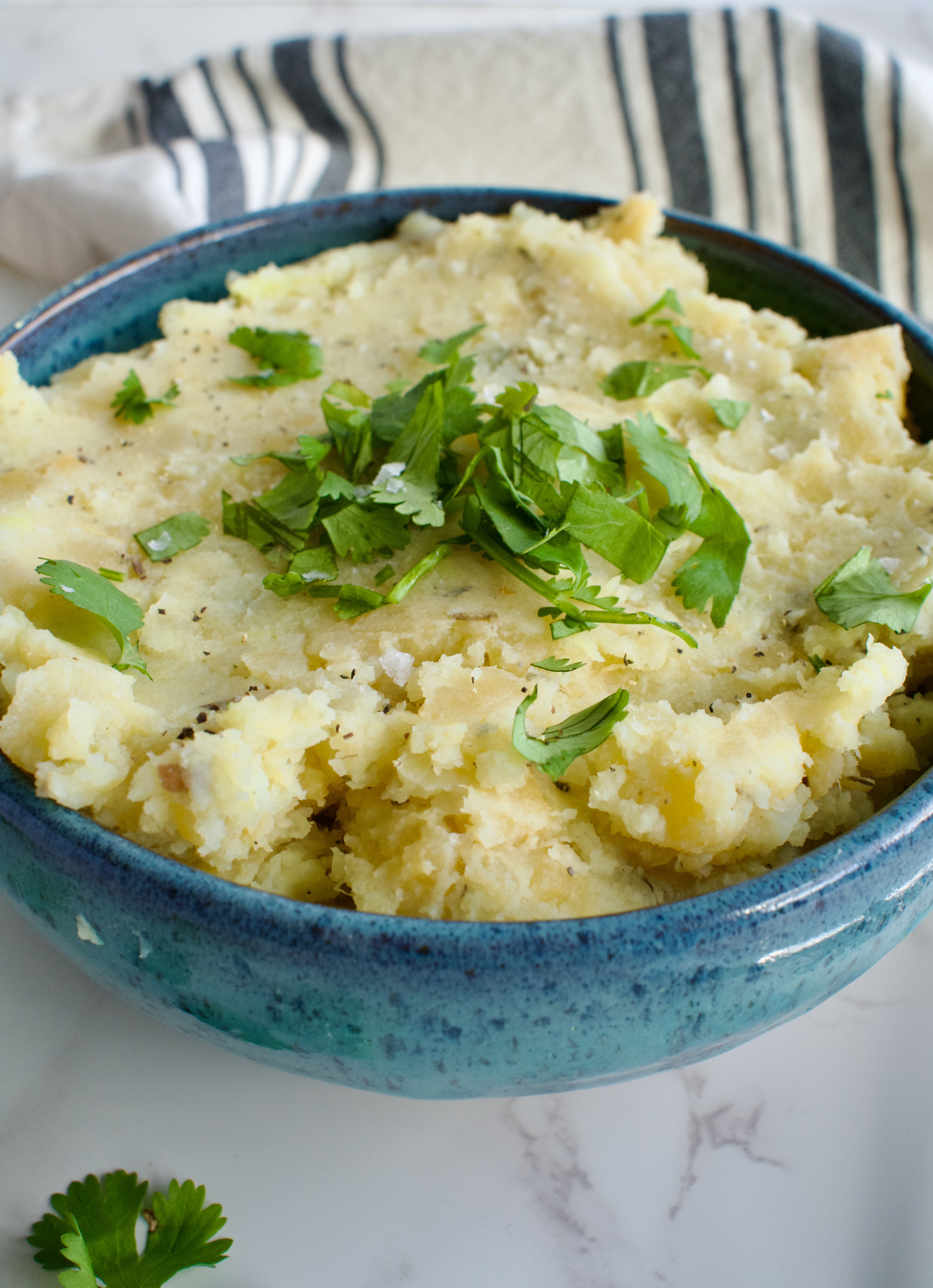 paleo mashed rutabaga and white sweet potato