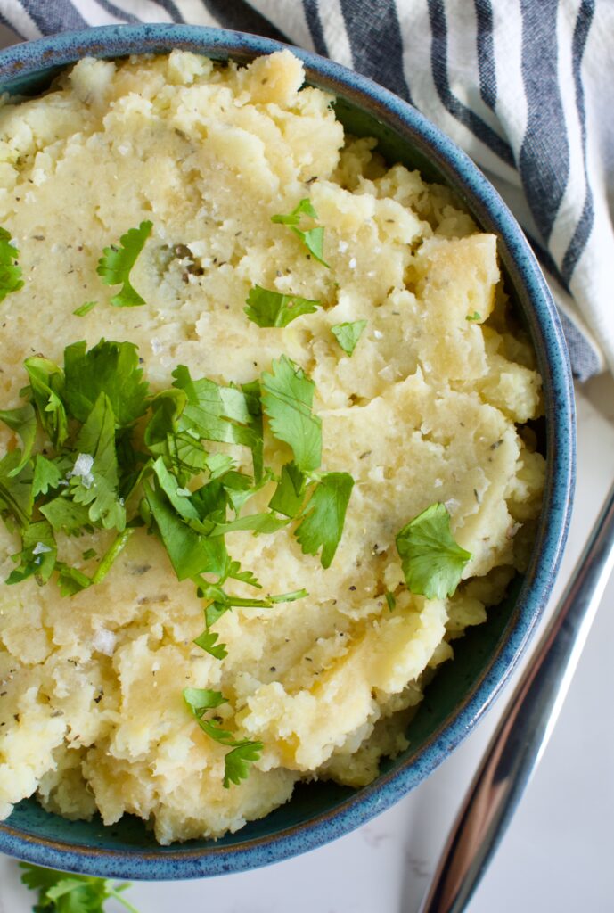 dairy free mashed rutabaga and white sweet potato