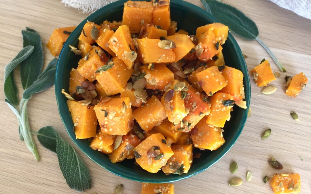 Pumpkin Seed-Sage Butternut Squash (Paleo/Vegan)