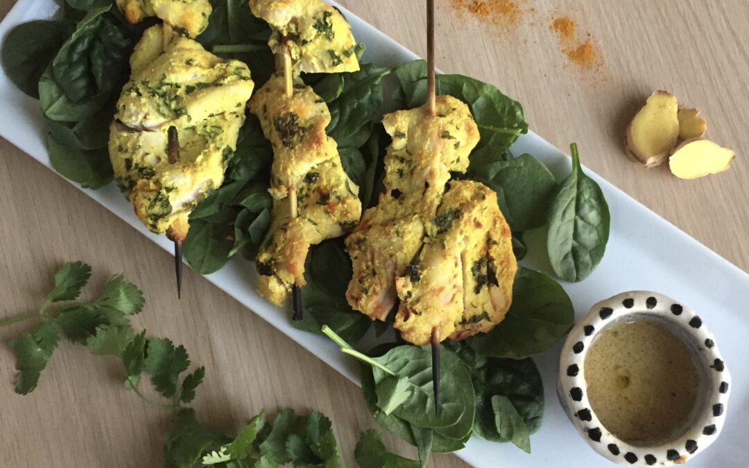 Paleo Coconut Chicken Skewers (AIP, Low Fodmap, Nightshade Free)