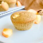 paleo peach muffins