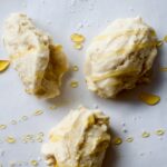 vegan salted honey ice cream