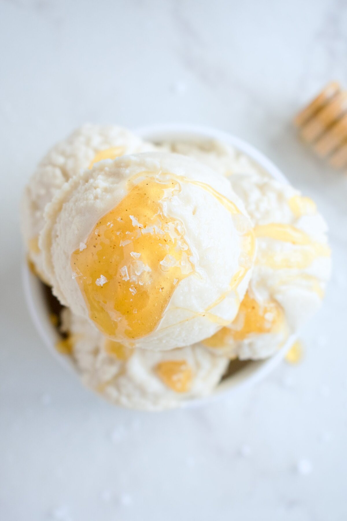 dairy free salted honey ice cream