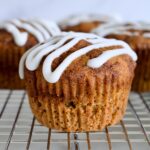 healthy paleo cinnamon roll muffins