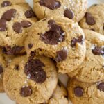 gluten free and dairy free browned coconut butter chocolate chip cookies