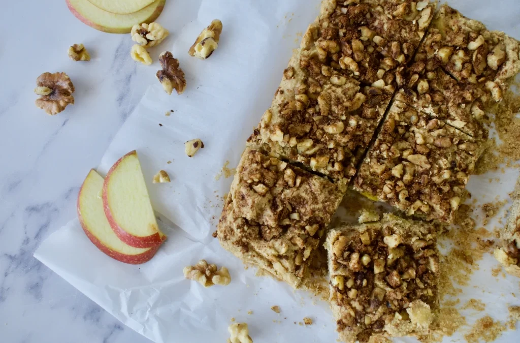 Paleo Apple Cake Bars (Dairy-Free, Low-Sugar)