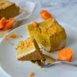 gluten free and dairy free high protein carrot cheesecake