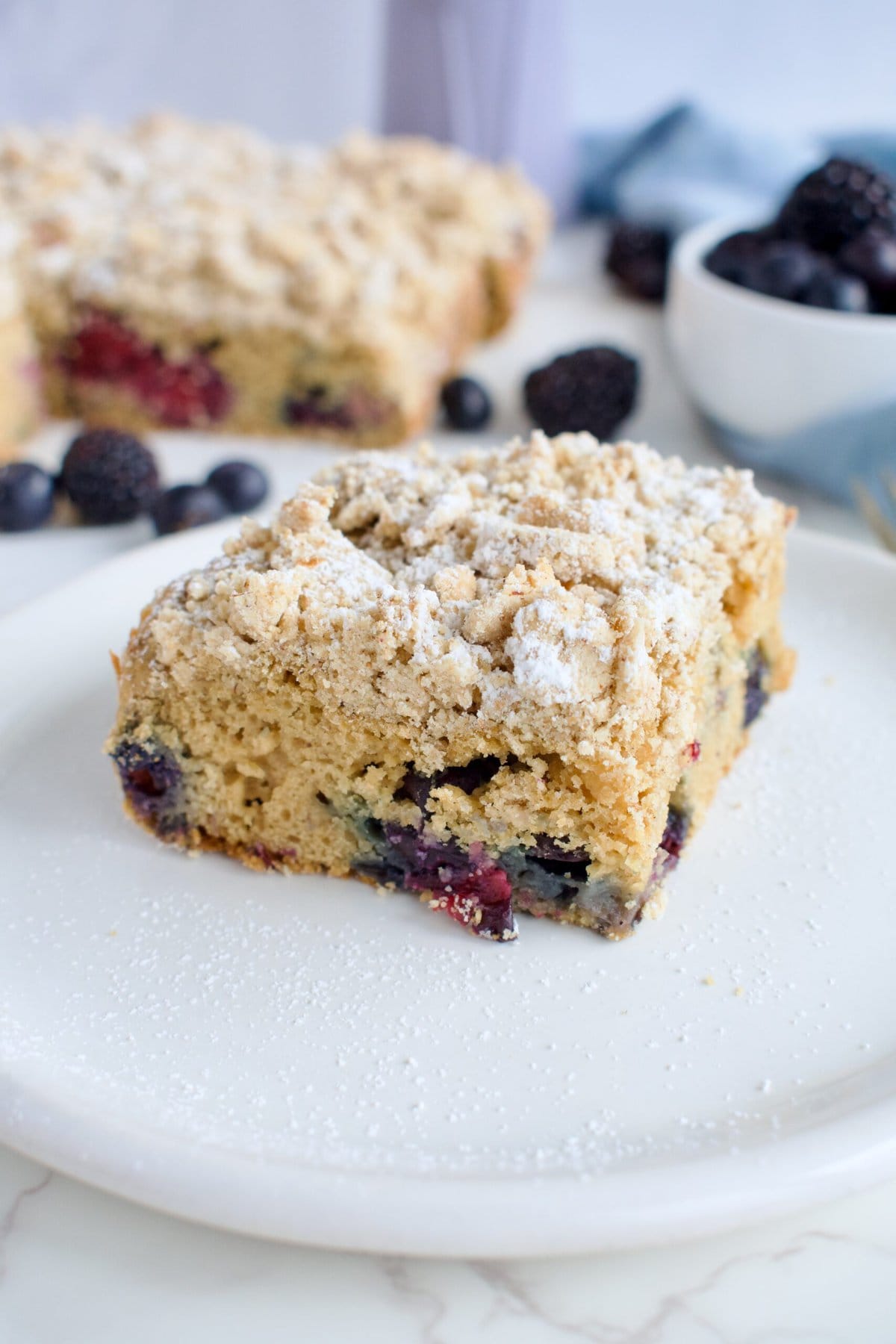gluten free berry crumb cake