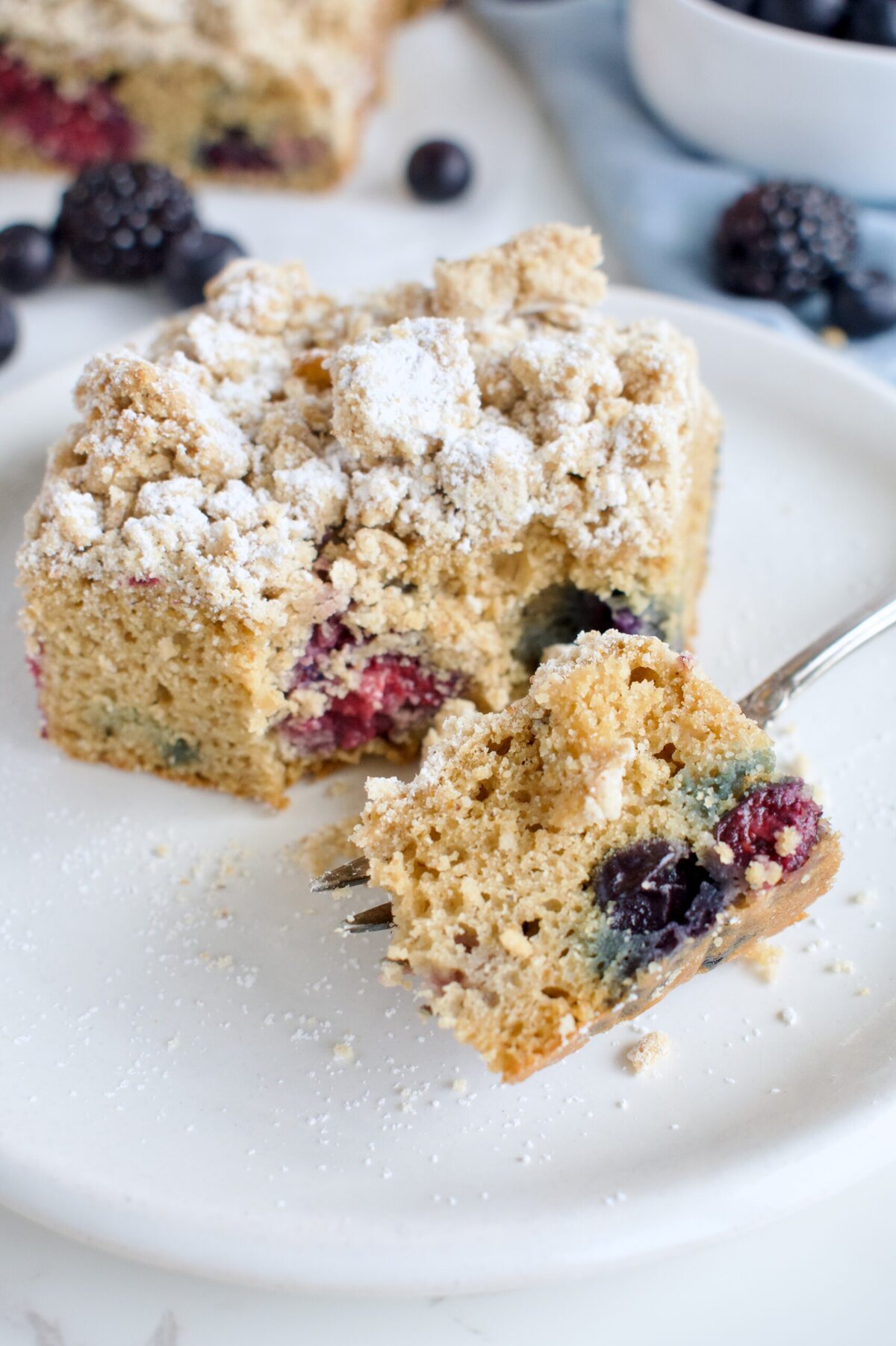 gluten free blueberry cake
